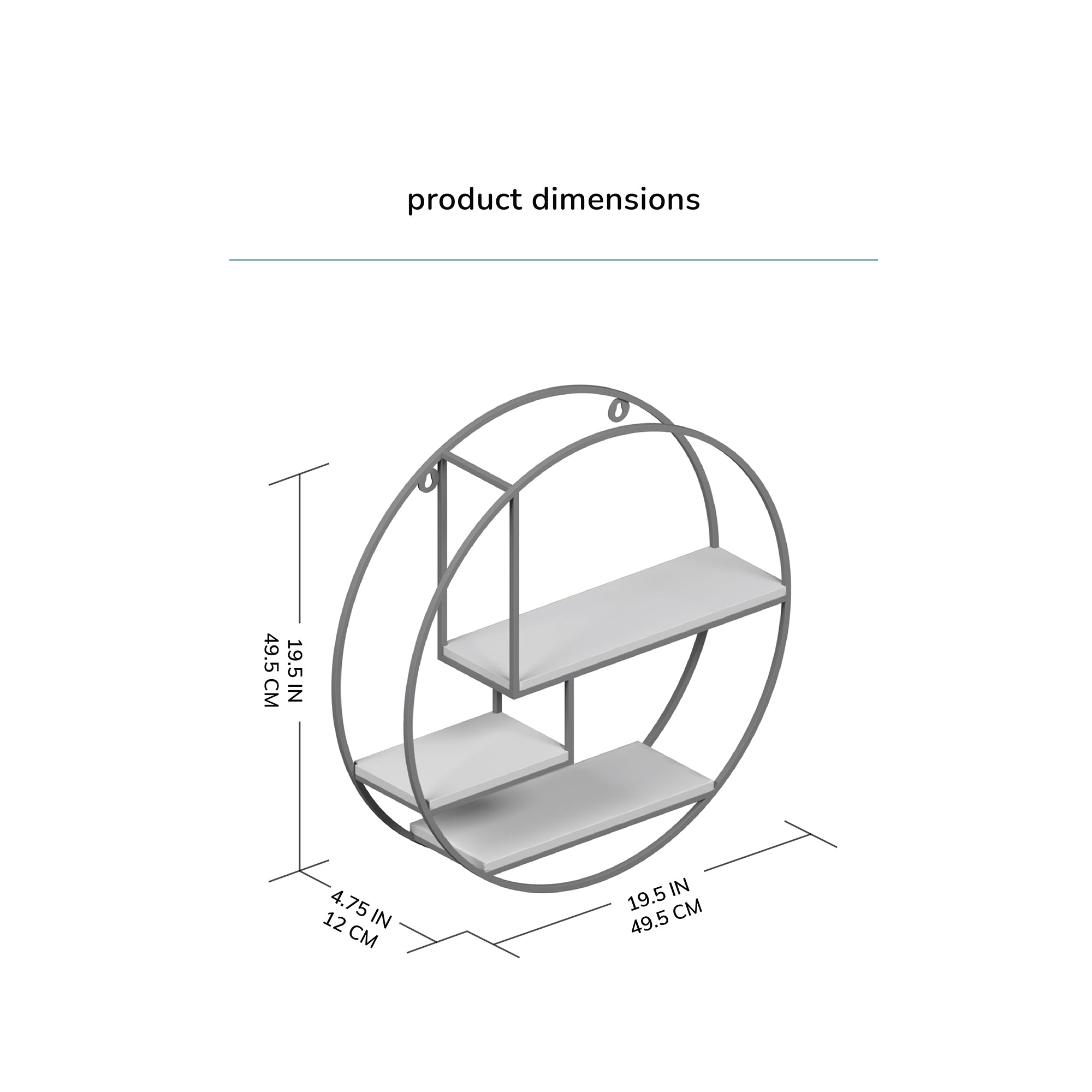 Marly Wall Shelf - Bronze