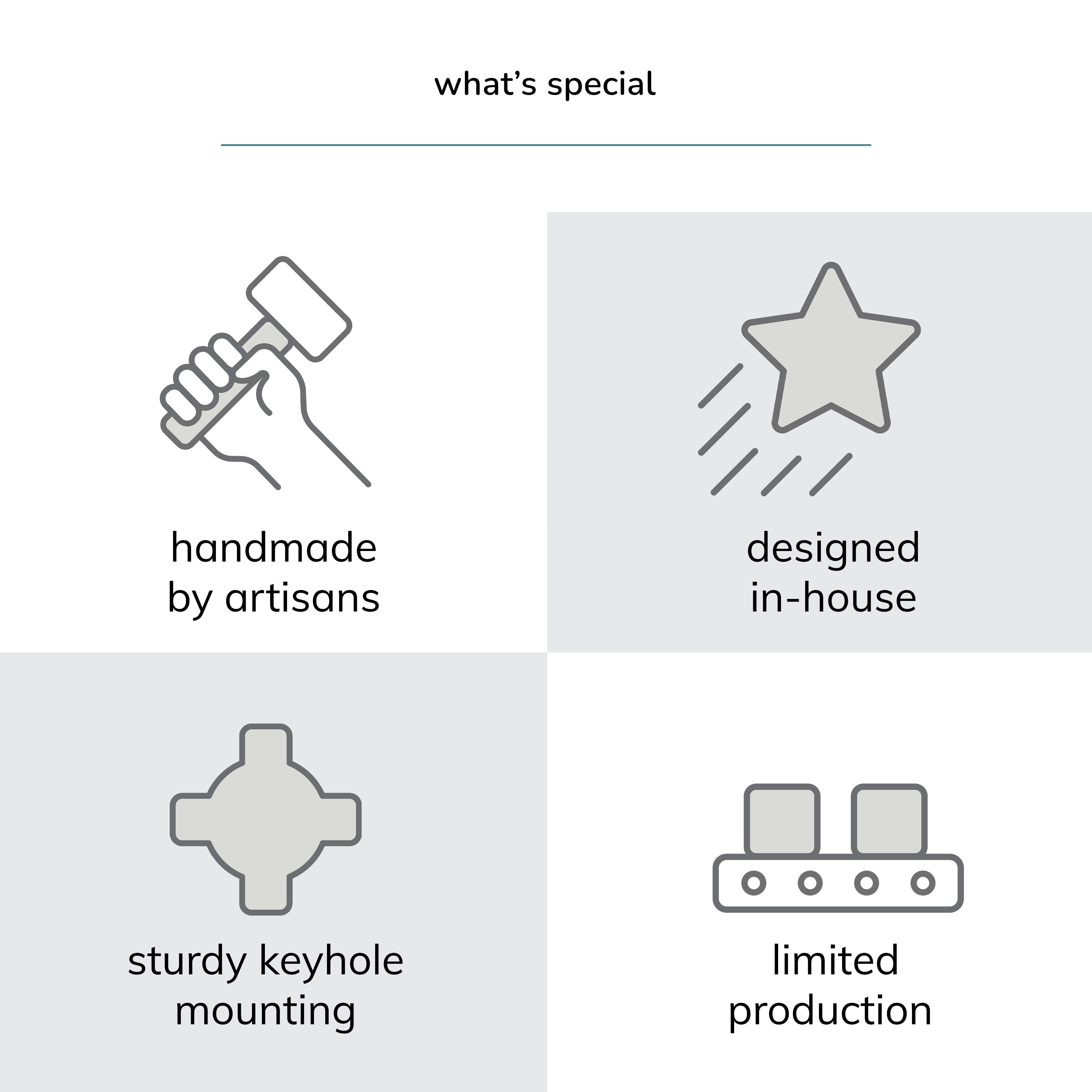 Luna 3 Tier Wall Mounted Shelves - Gold