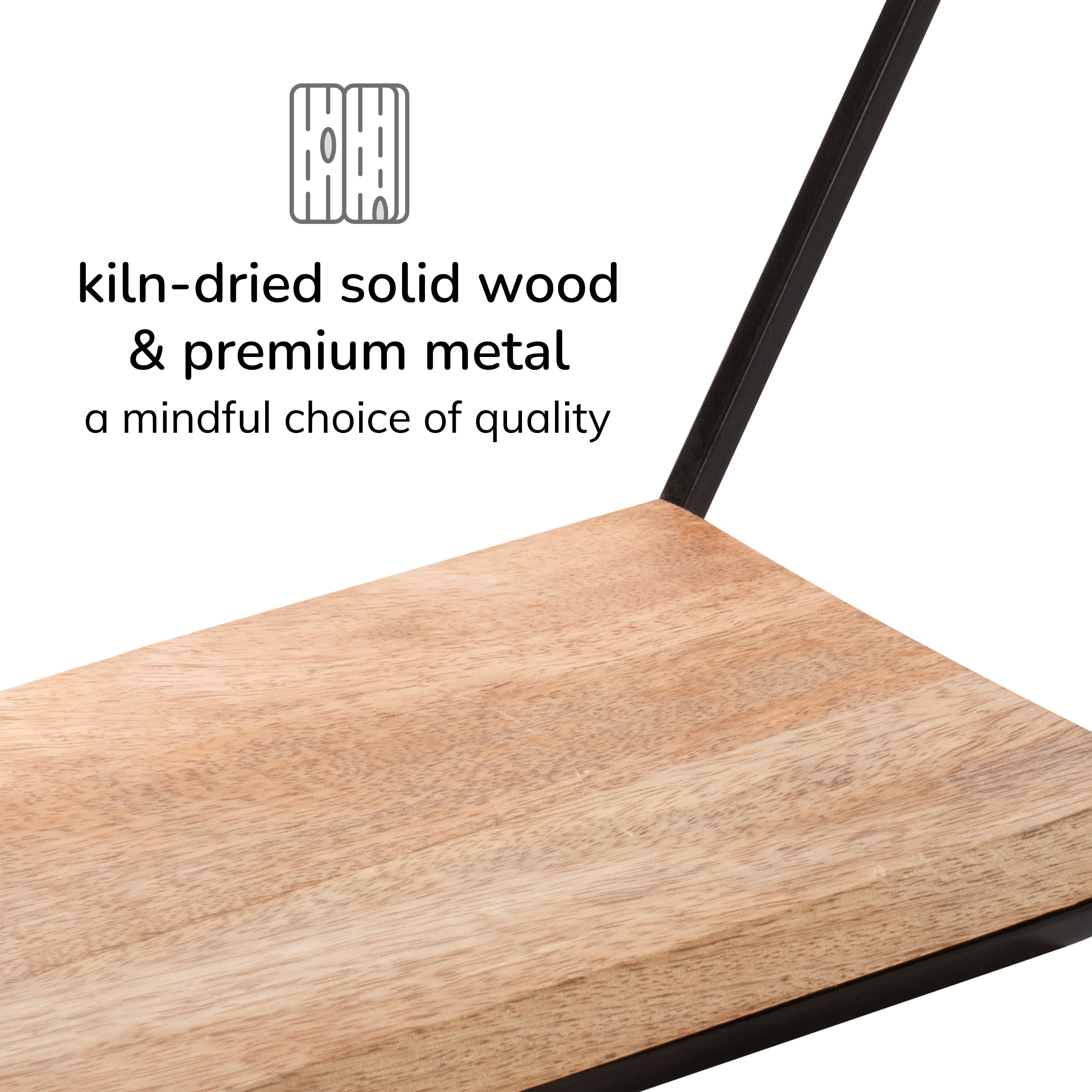 Haverstock Set Of 5 Wall Mounted Shelves - Black