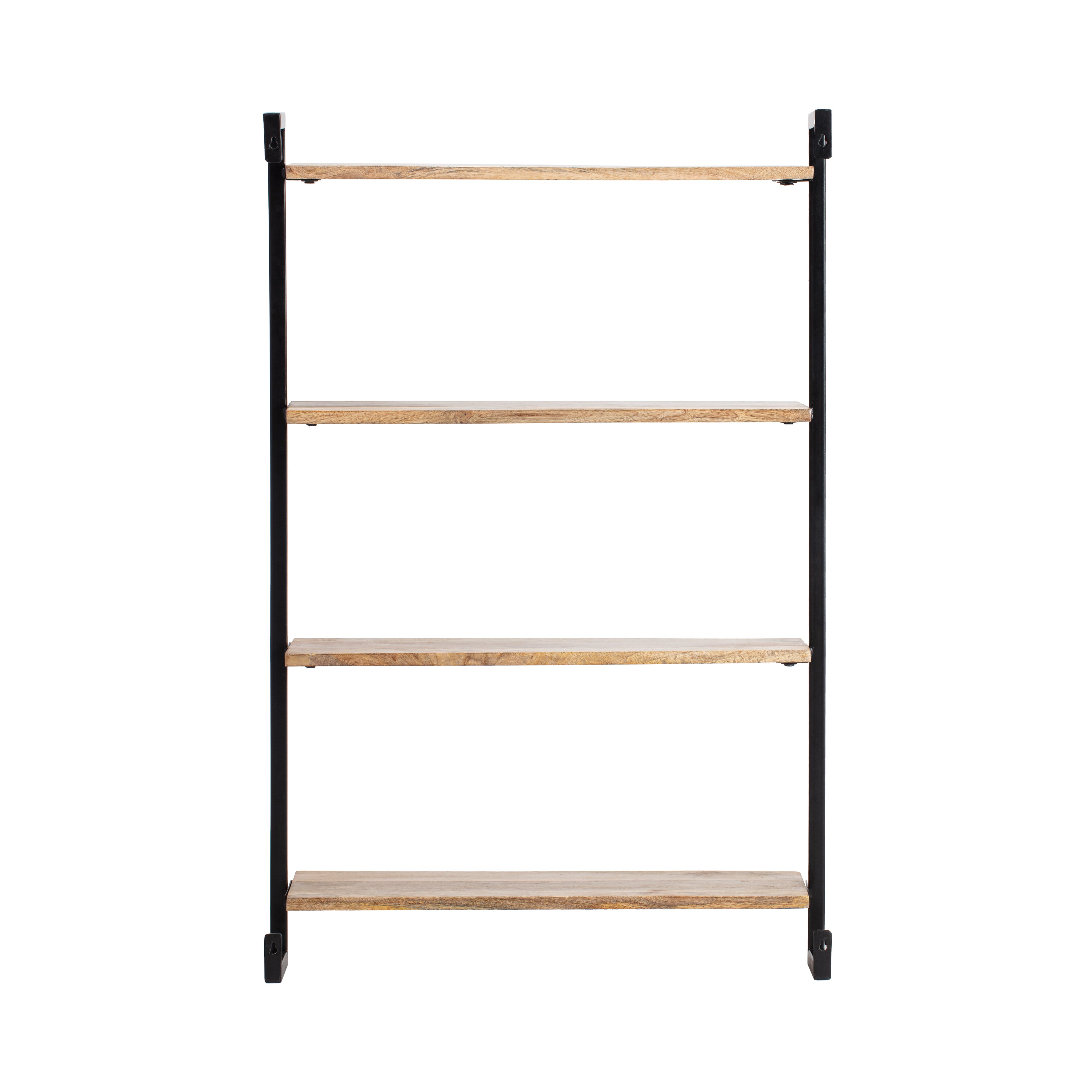 Phantom Wall Mounted Shelf - Natural & Black
