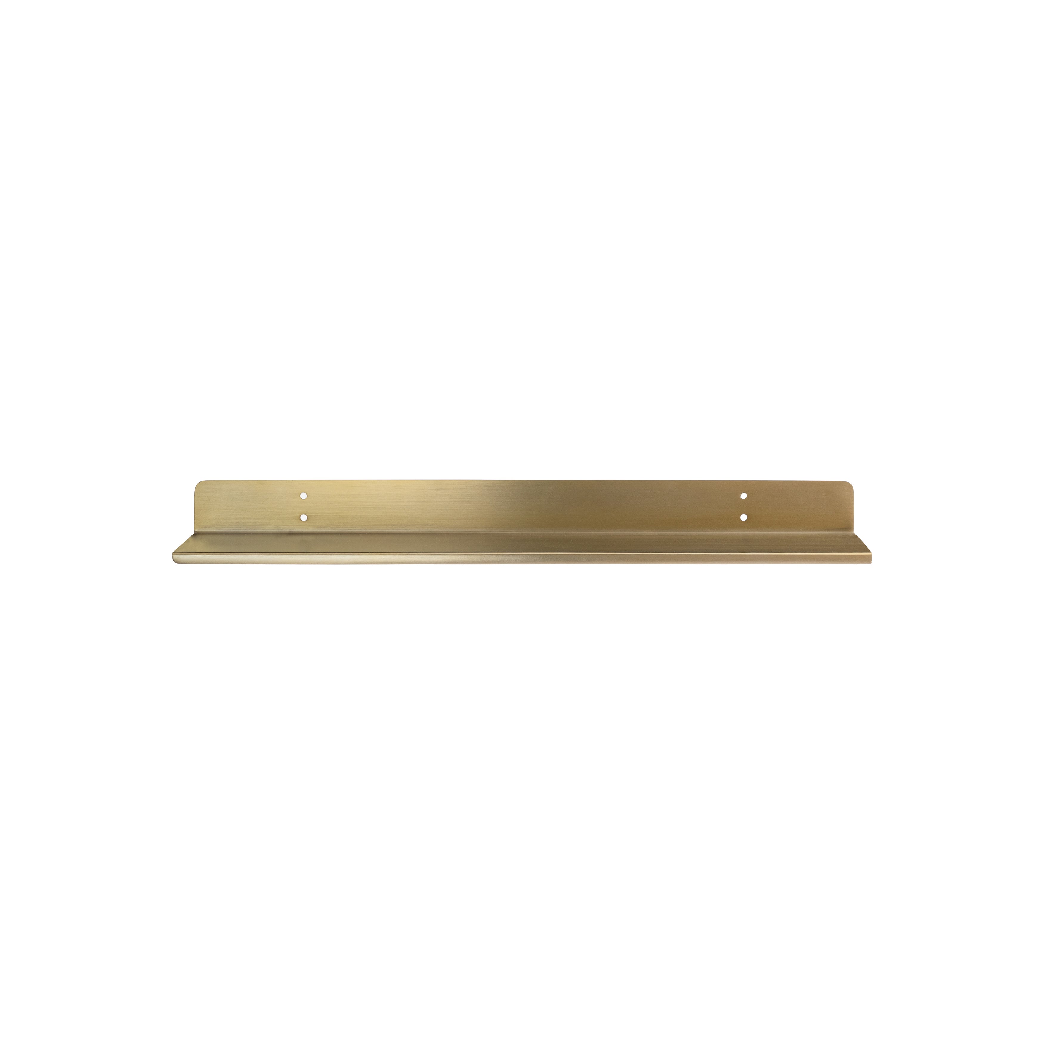 Billy Metal Wall Mounted Gold Shelf - Small