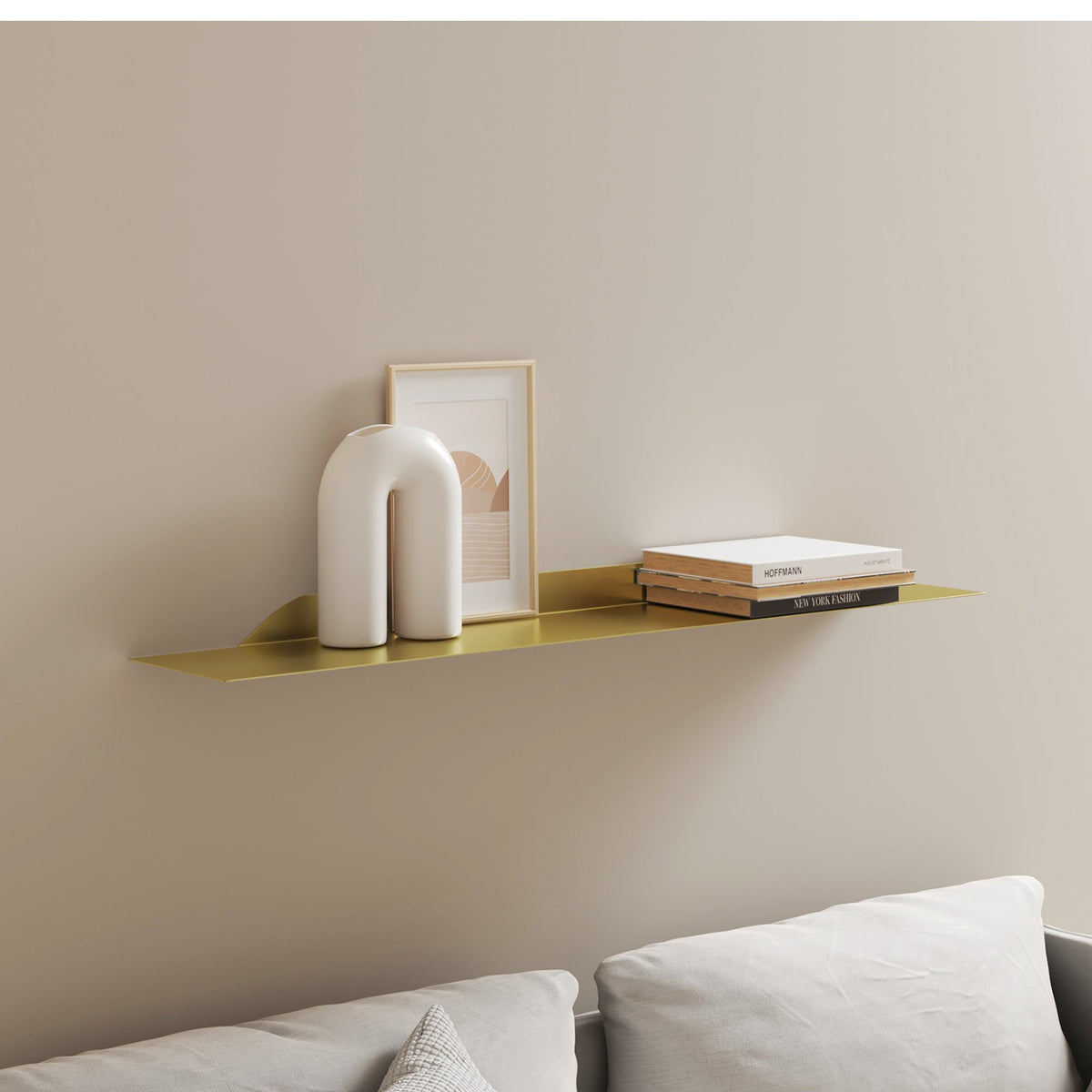 Sammy Metal Gold Shelf - Large