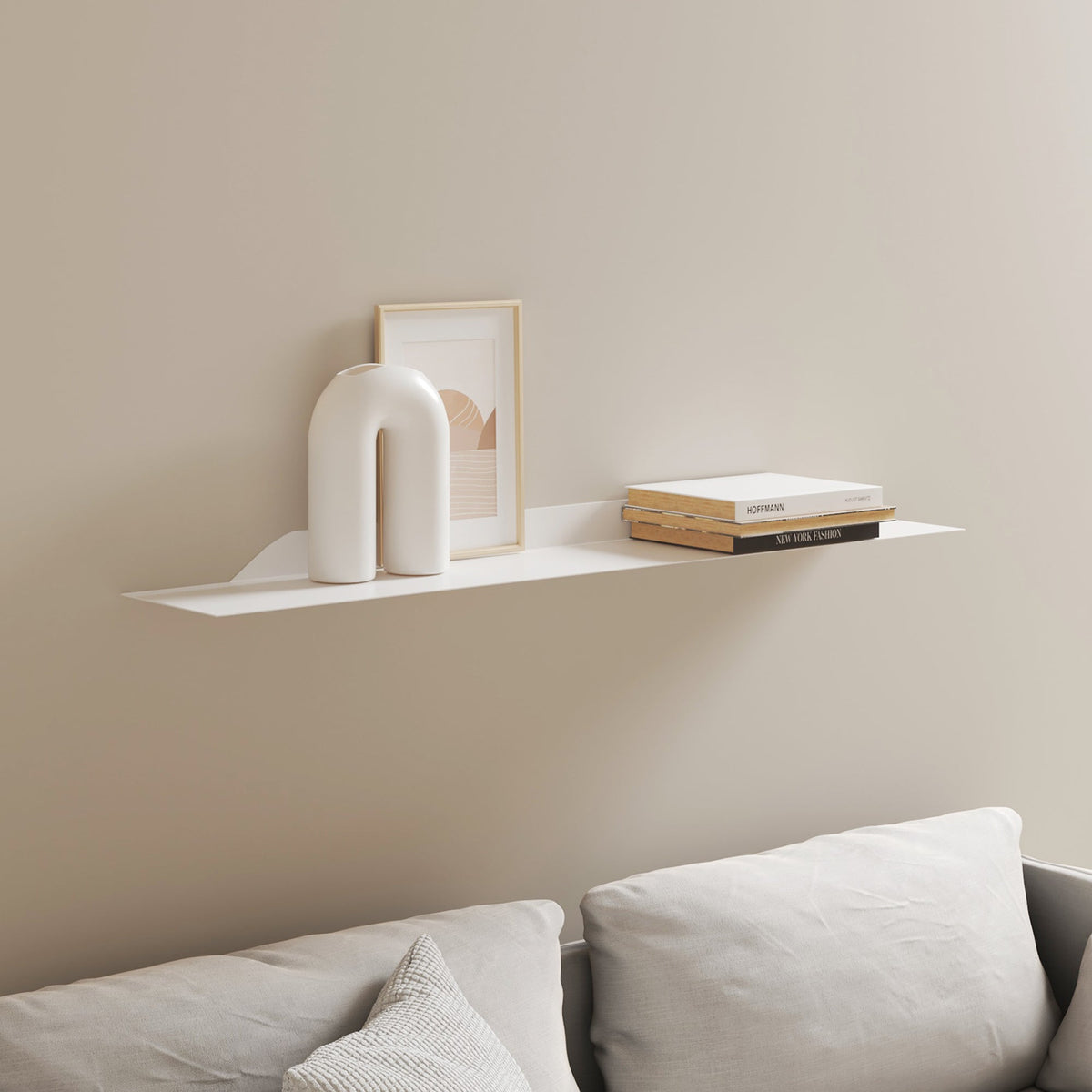 Sammy Metal White Shelf - Large