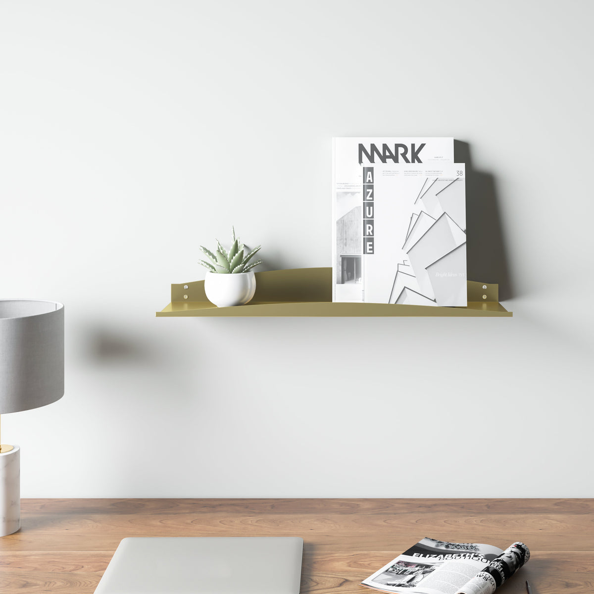 Harry Metal Gold Shelf - Small