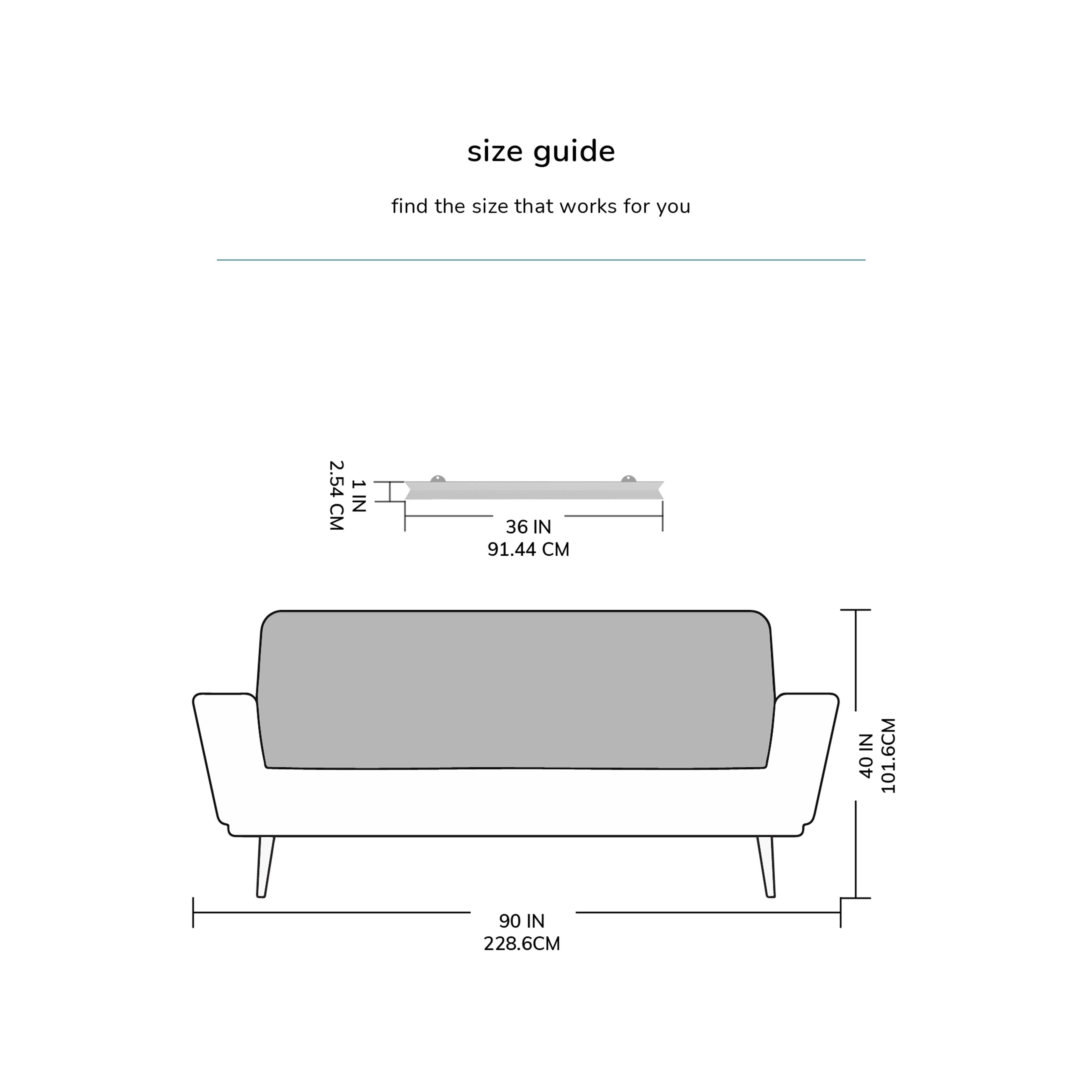 Hamish Solid Wood Black Wall Mounted Shelf - Large