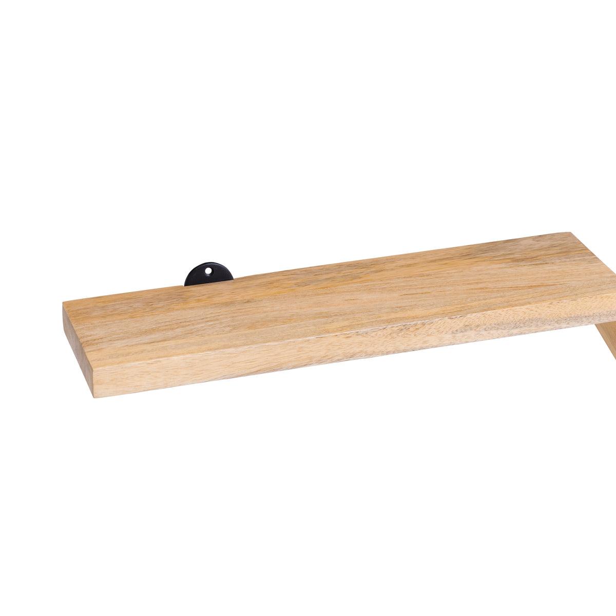 Penny Set of 2 Solid Wood Wall Mounted Shelves - Natural