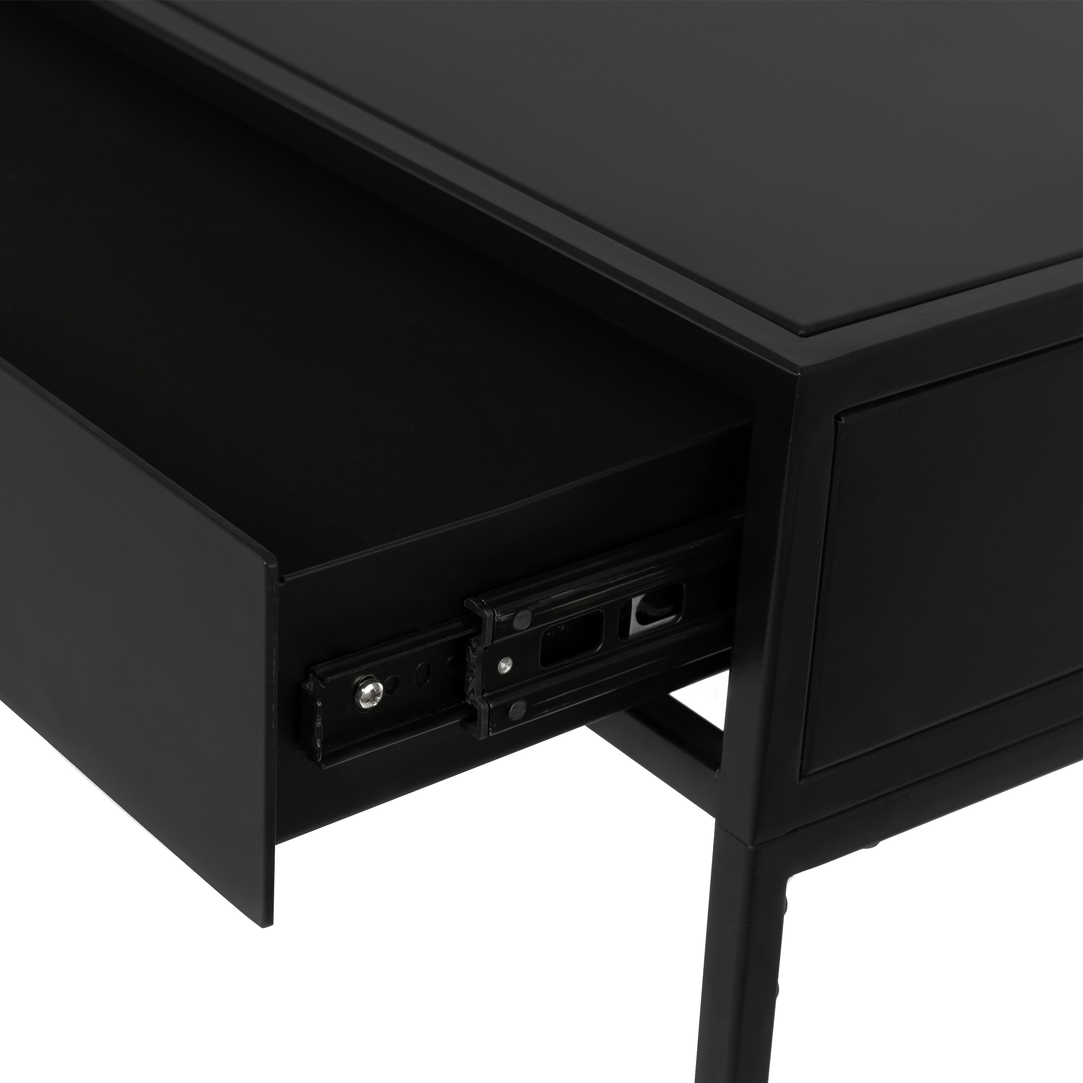 Brockwell Metal Black Nightstand