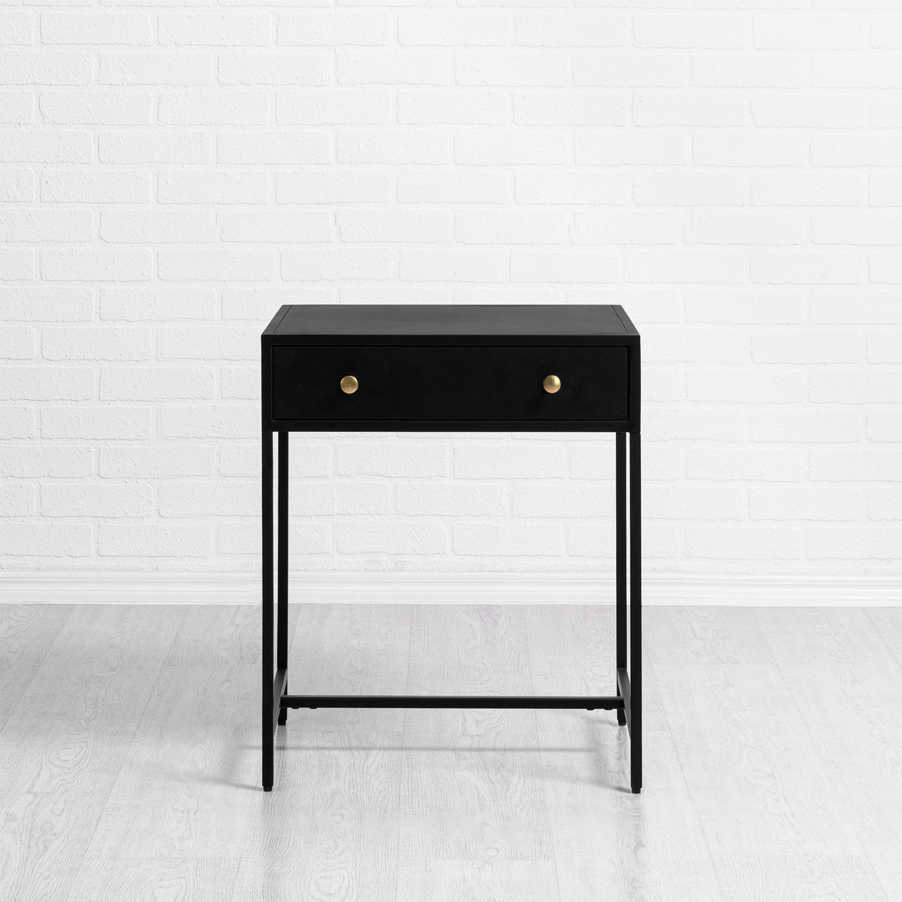 Brockwell Metal Black Nightstand