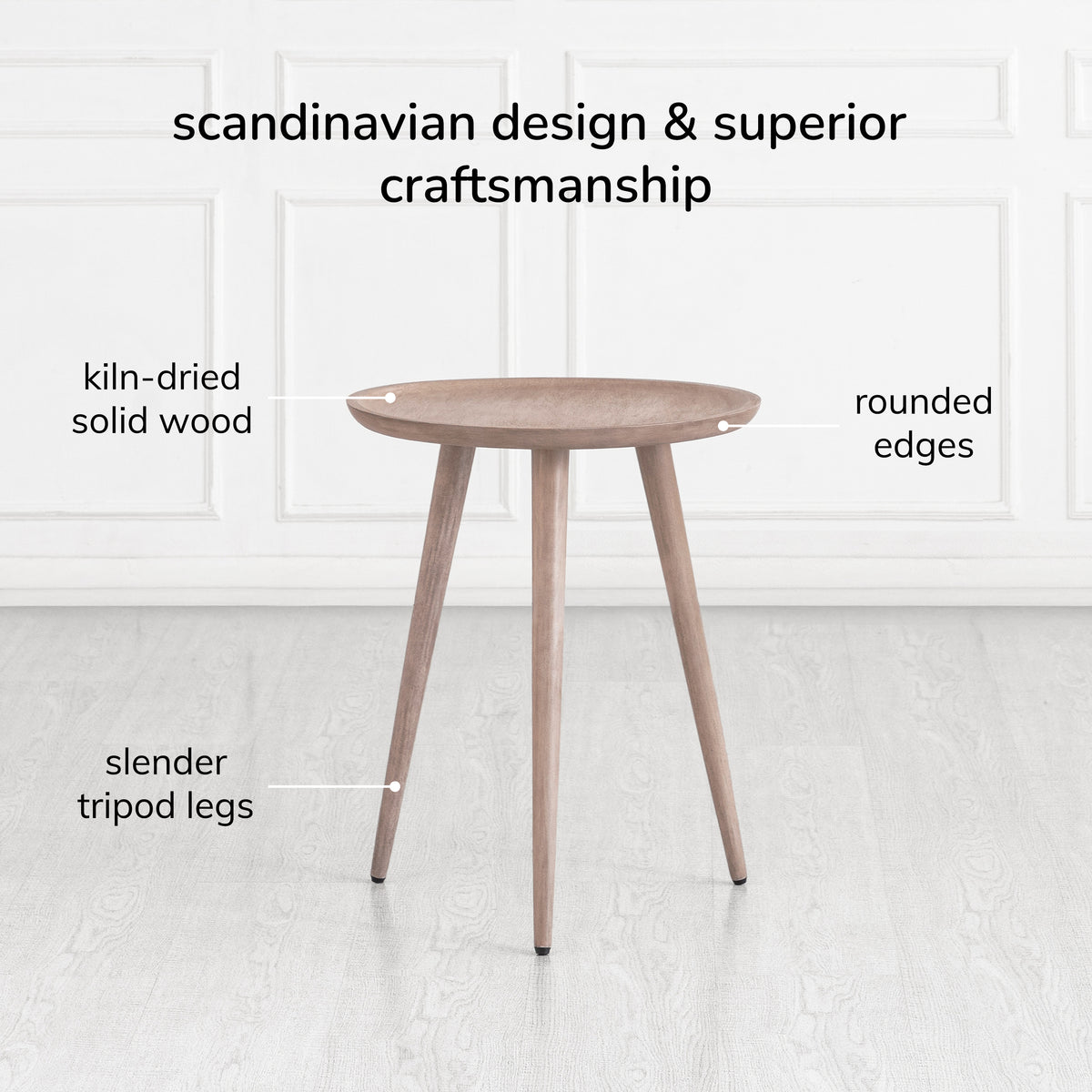 Electra Side Table - Greige