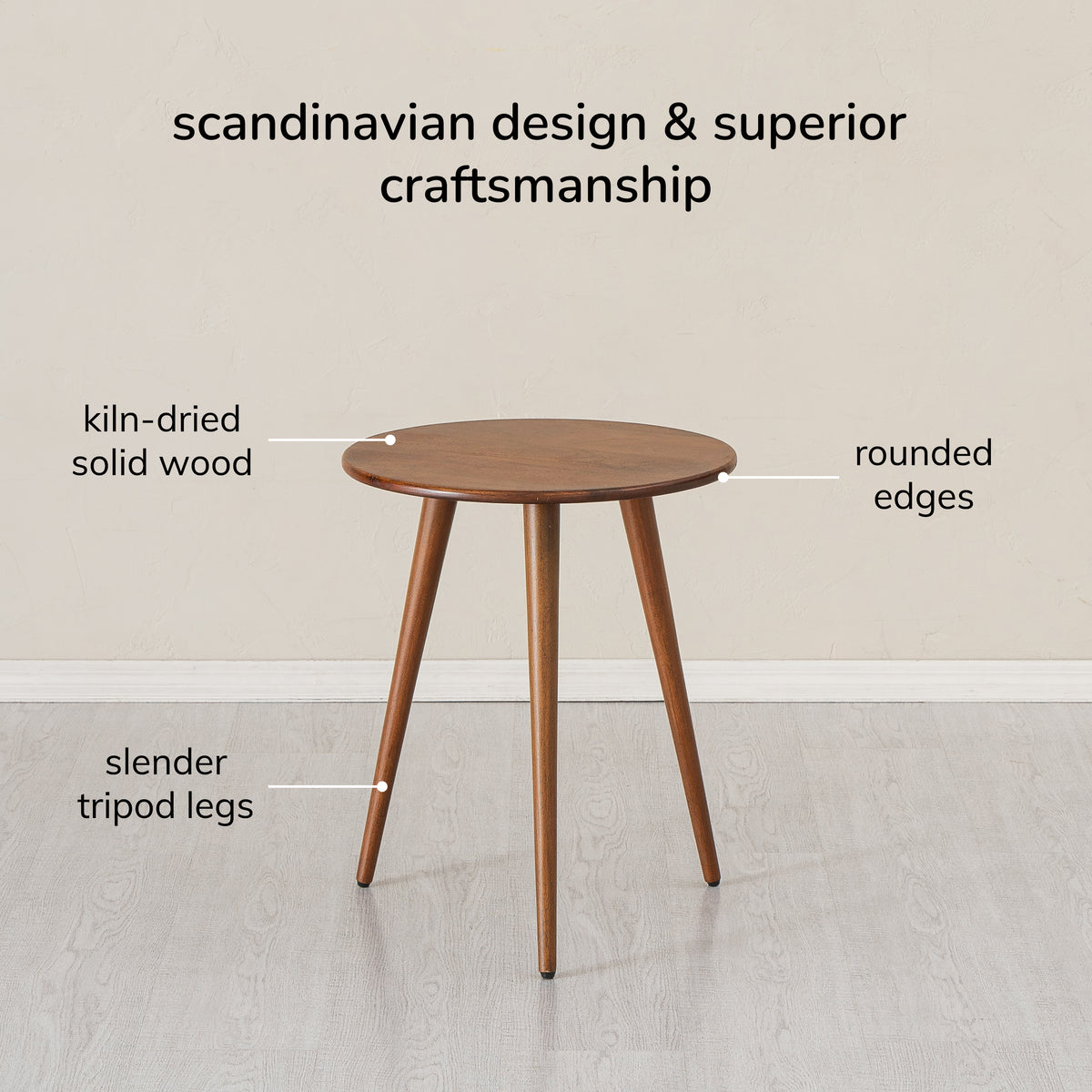 Judy Side Table - Walnut