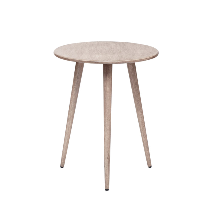 Judy Solid Side Table - Greige