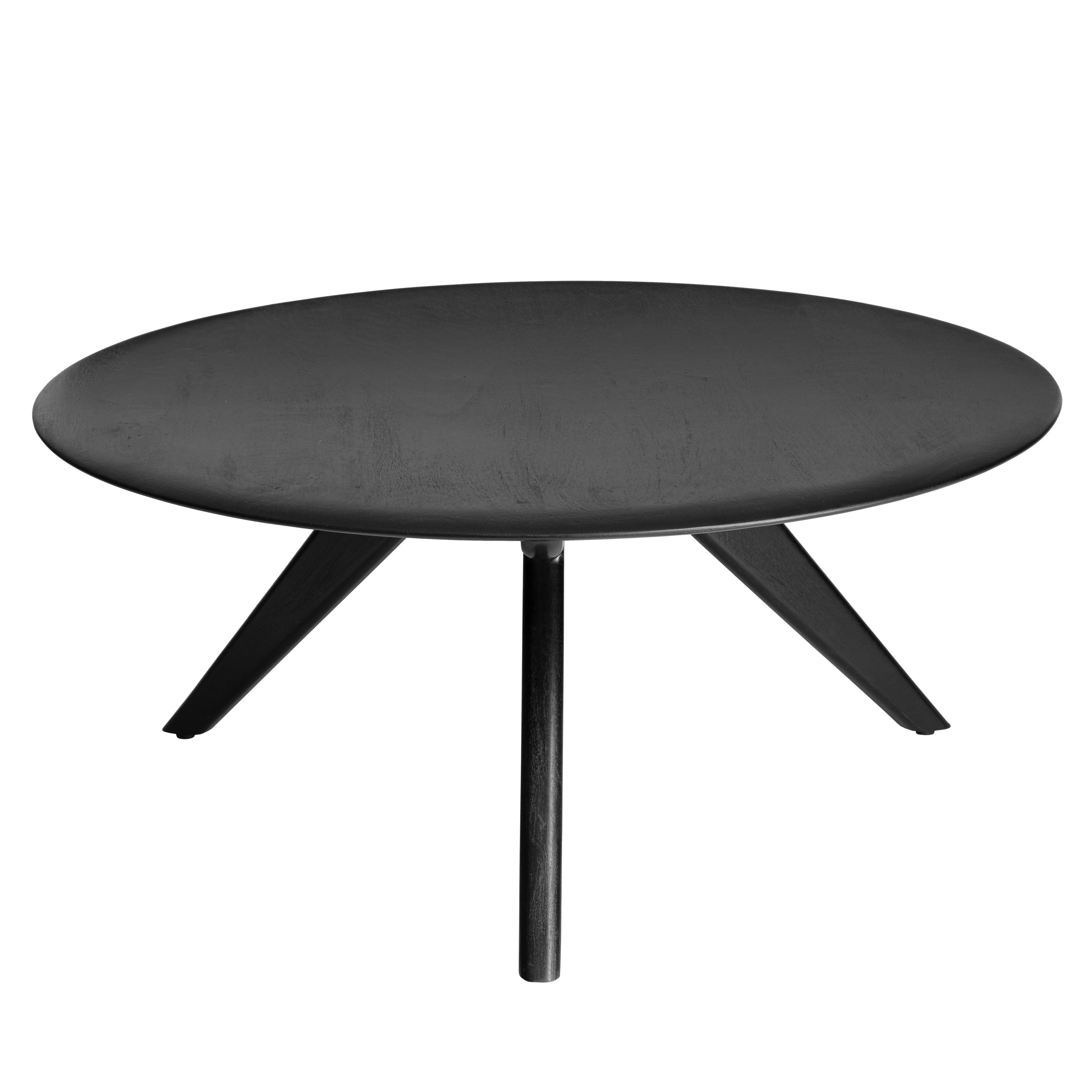 Marcel Solid Wood Coffee Table - Black