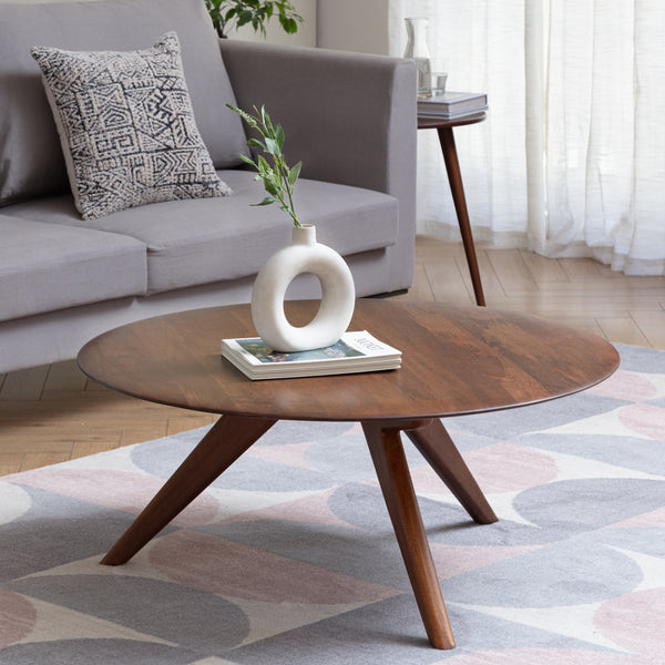 Marcel Solid Wood Coffee Table - Walnut