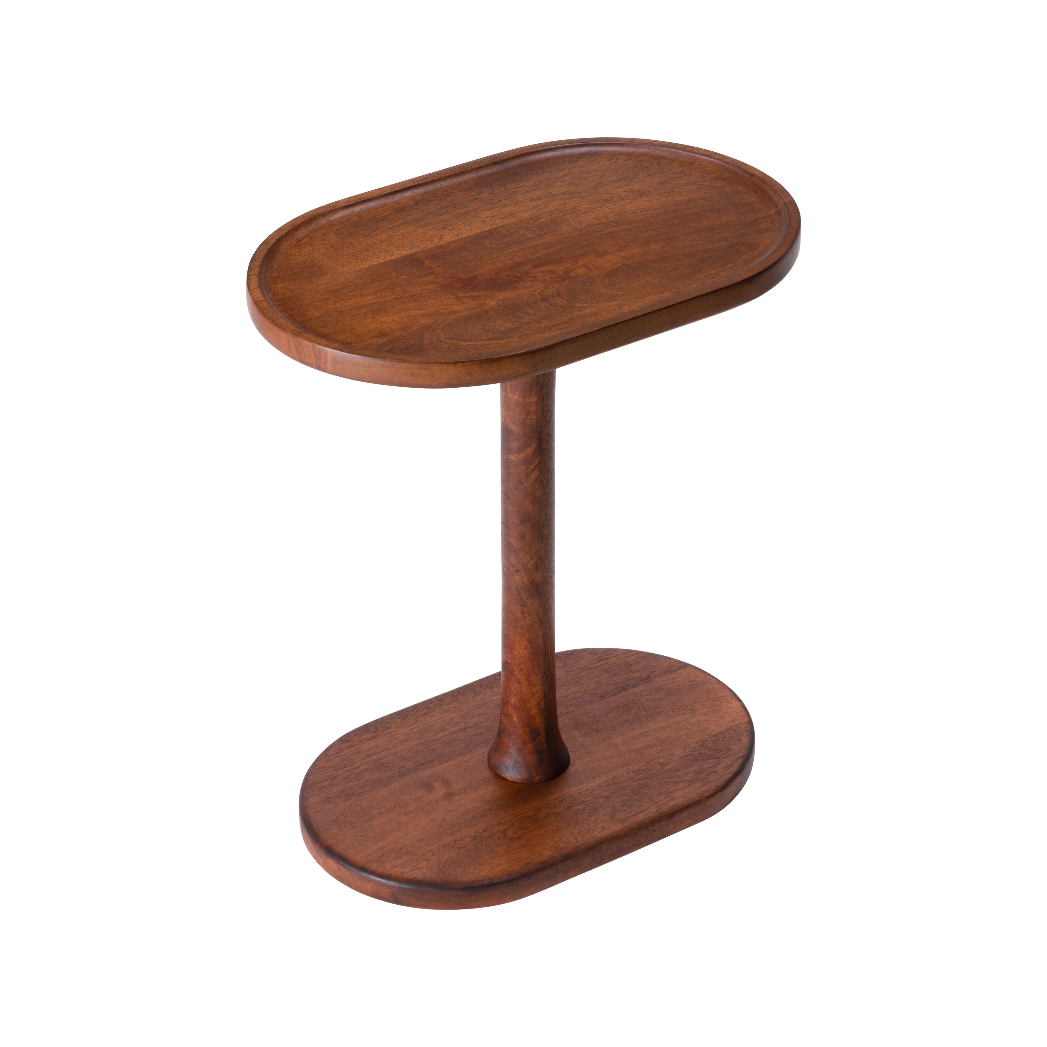 Campbell Solid Wood Side Table - Walnut