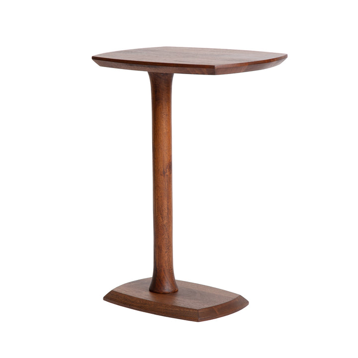 Ellis Solid Wood Side Table - Walnut