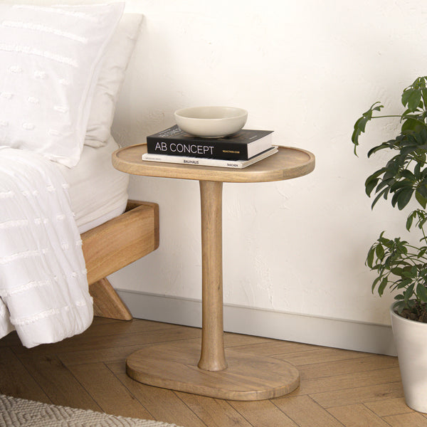 Campbell Side Table - Blonde Natural