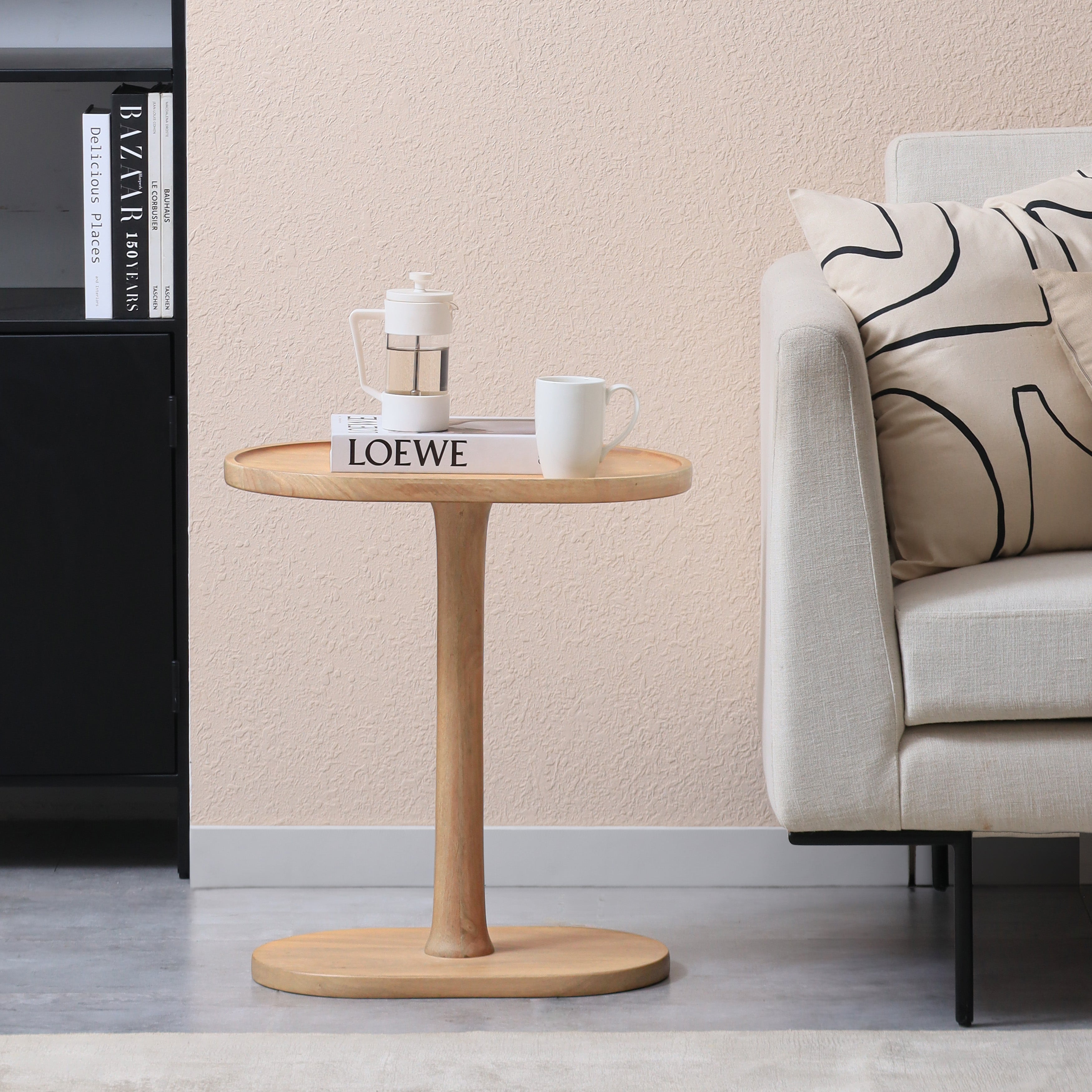 Campbell Side Table - Blonde Natural