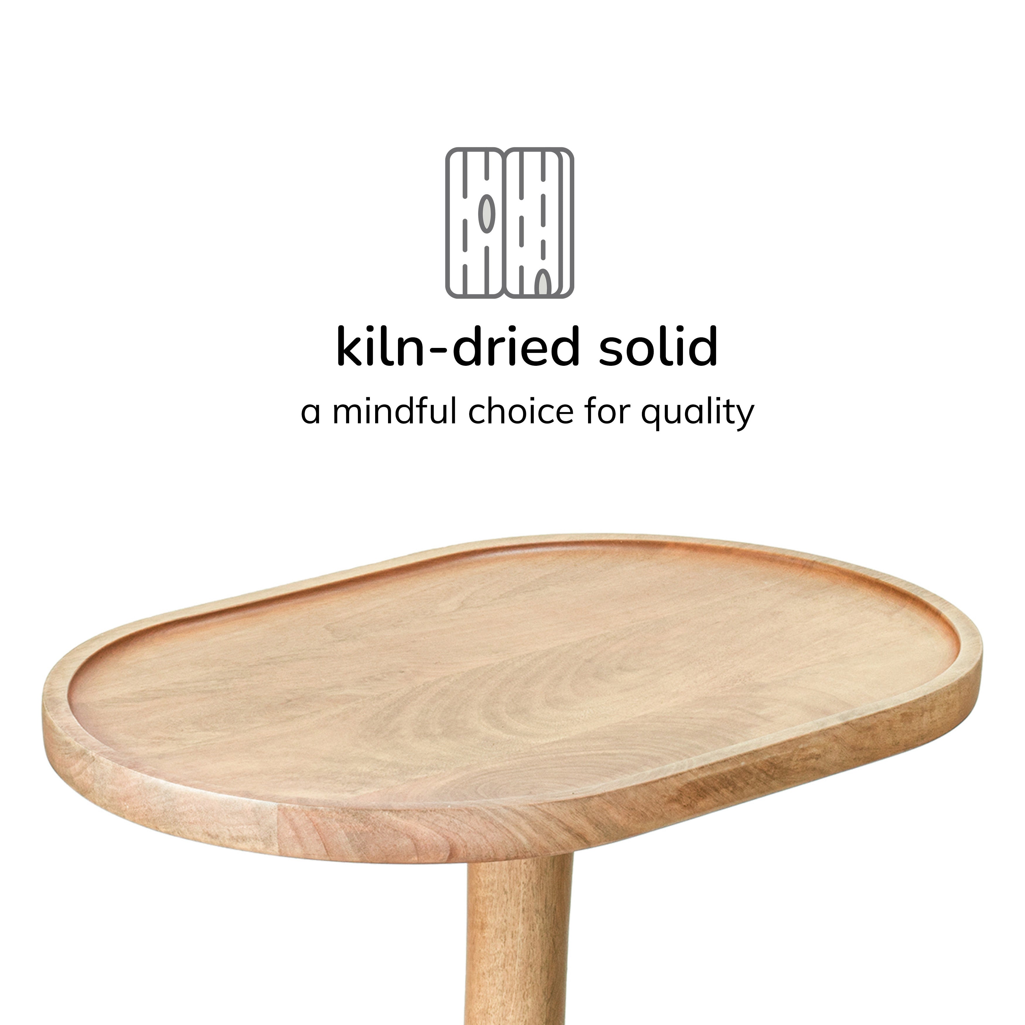 Campbell Side Table - Blonde Natural