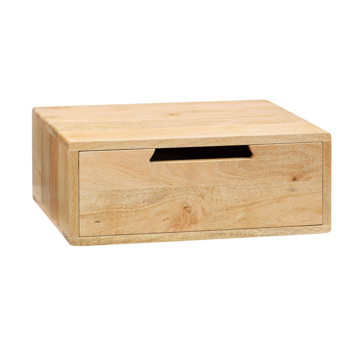Evo Solid Wood Nightstand - Natural