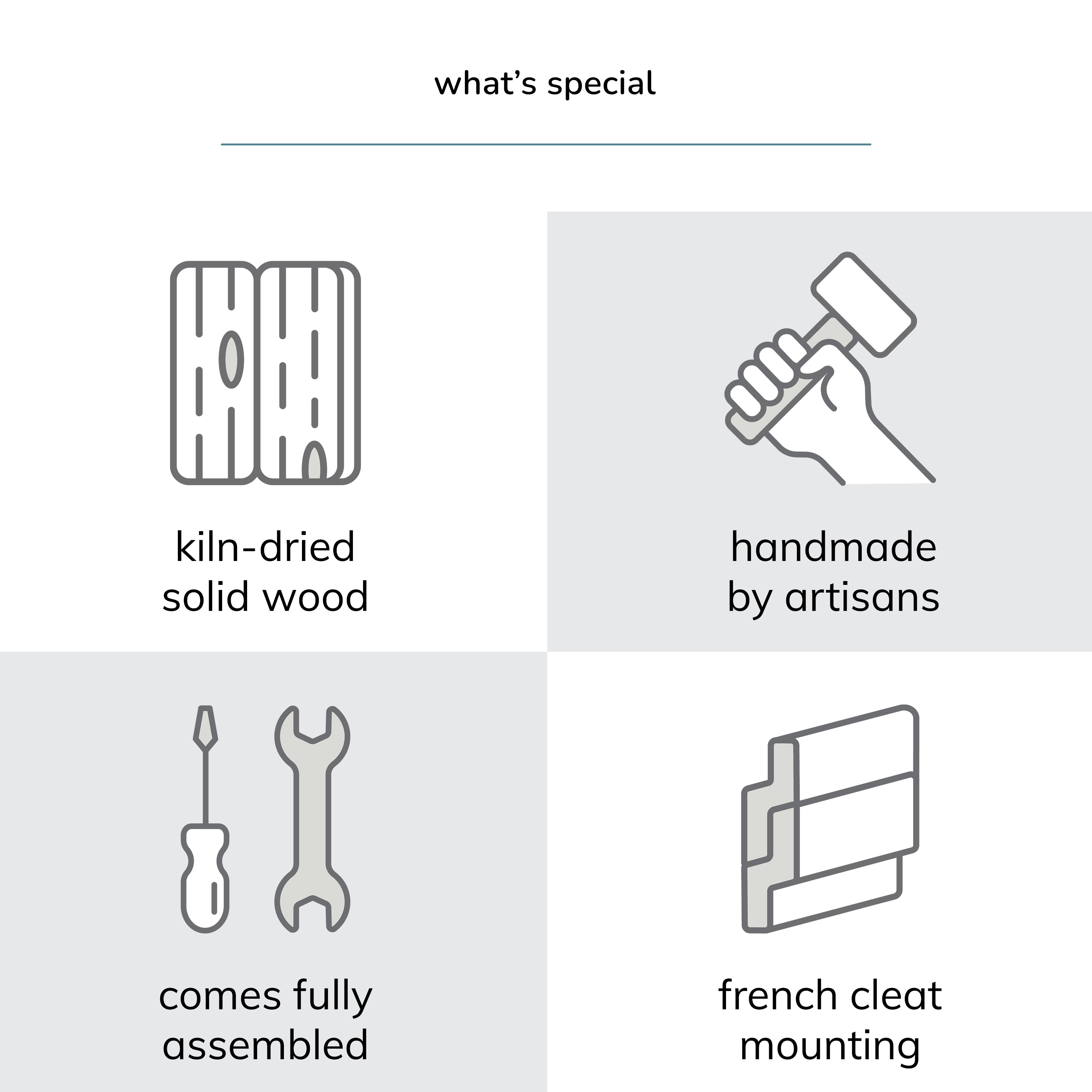 Evo Solid Wood Nightstand - Natural