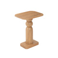 Vita Solid Wood Side Table - Blonde Natural