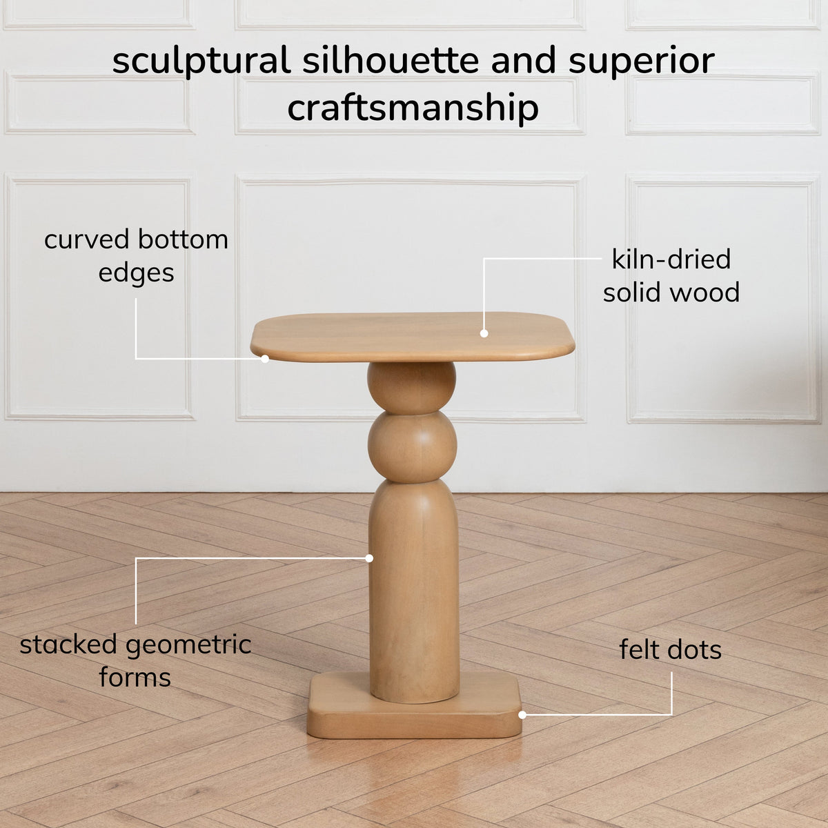 Vita Side Table - Blonde Natural
