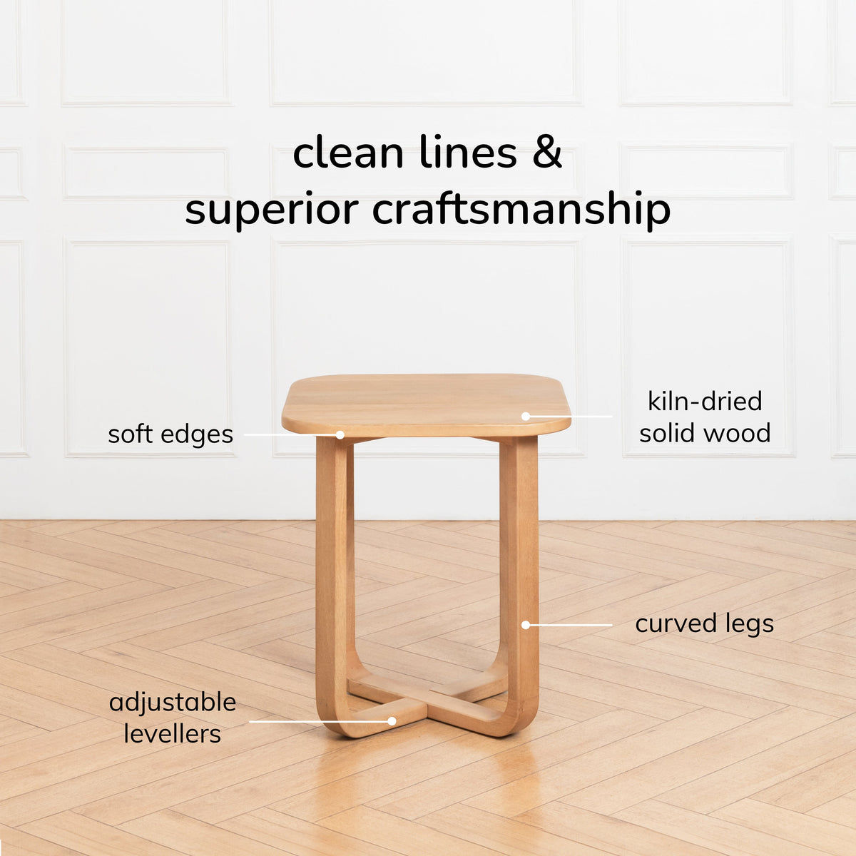 Duchie Side Table - Blonde Natural