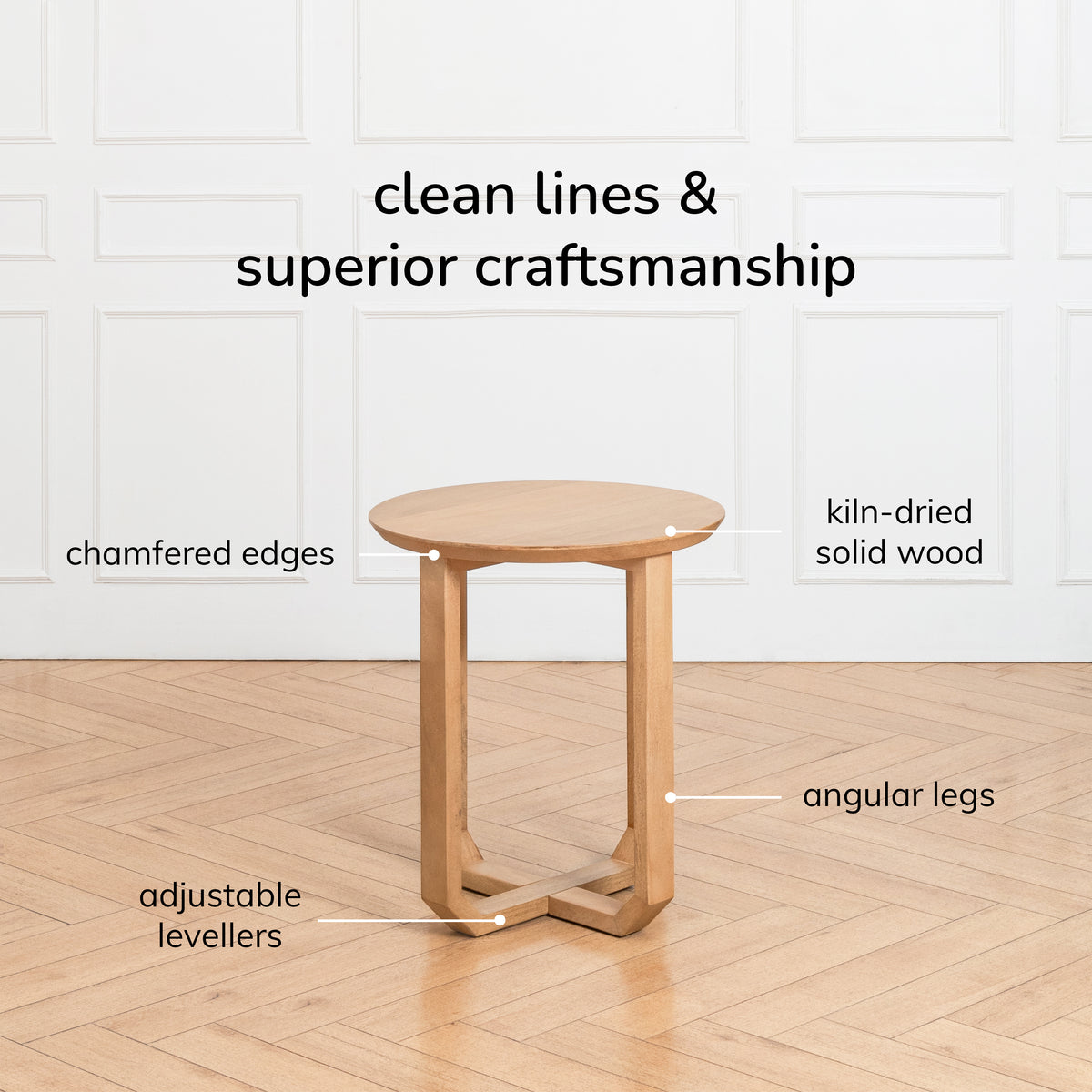 Forbes Side Table - Blonde Natural