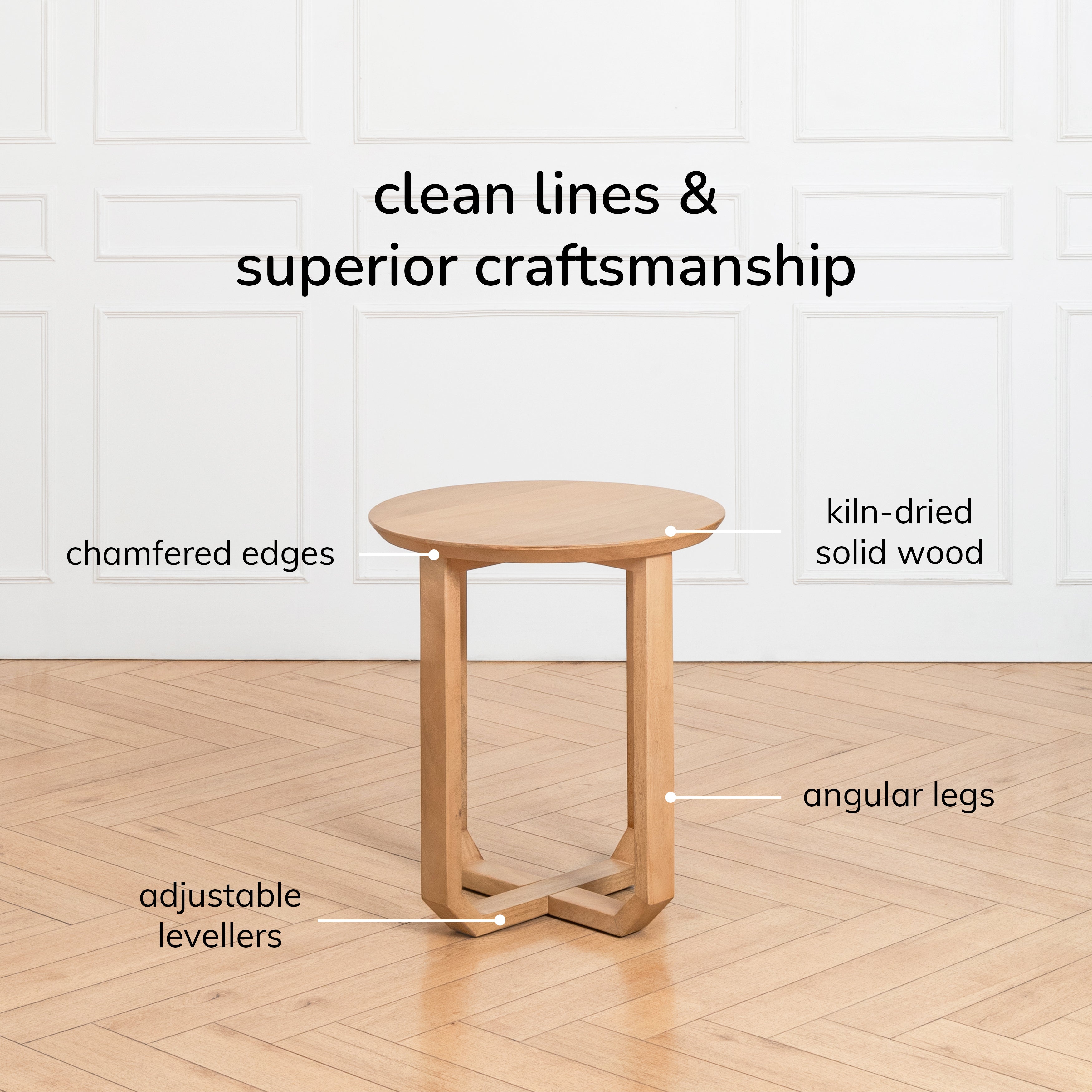 Forbes Side Table - Blonde Natural