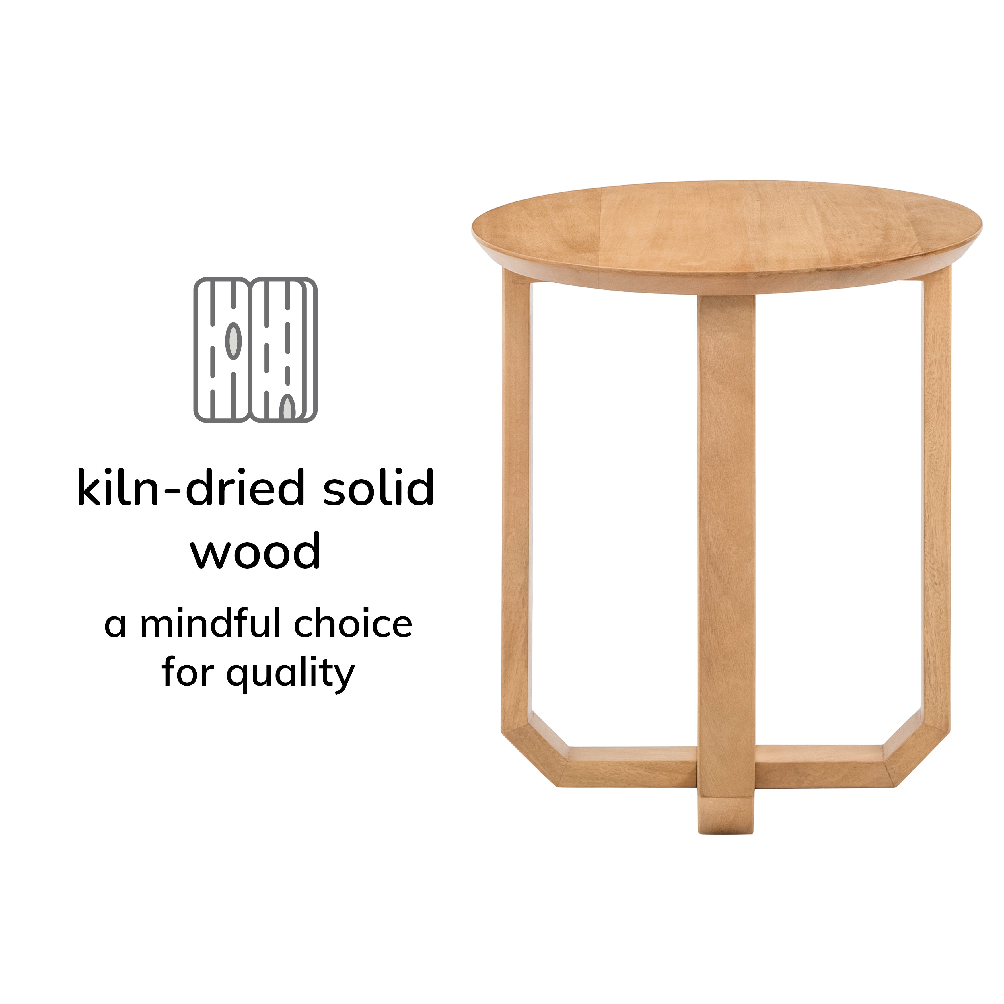 Forbes Side Table - Blonde Natural
