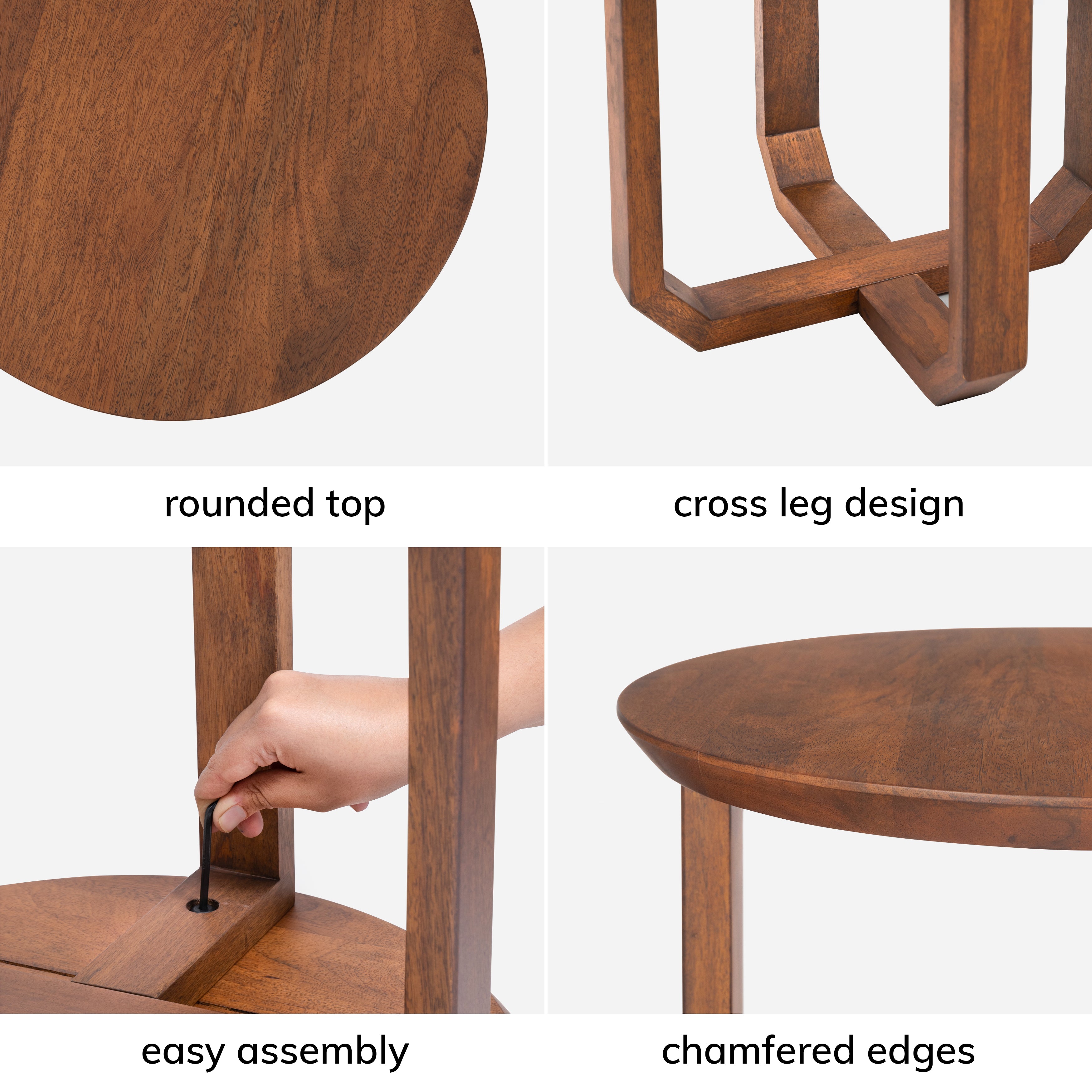 Forbes Side Table - Walnut