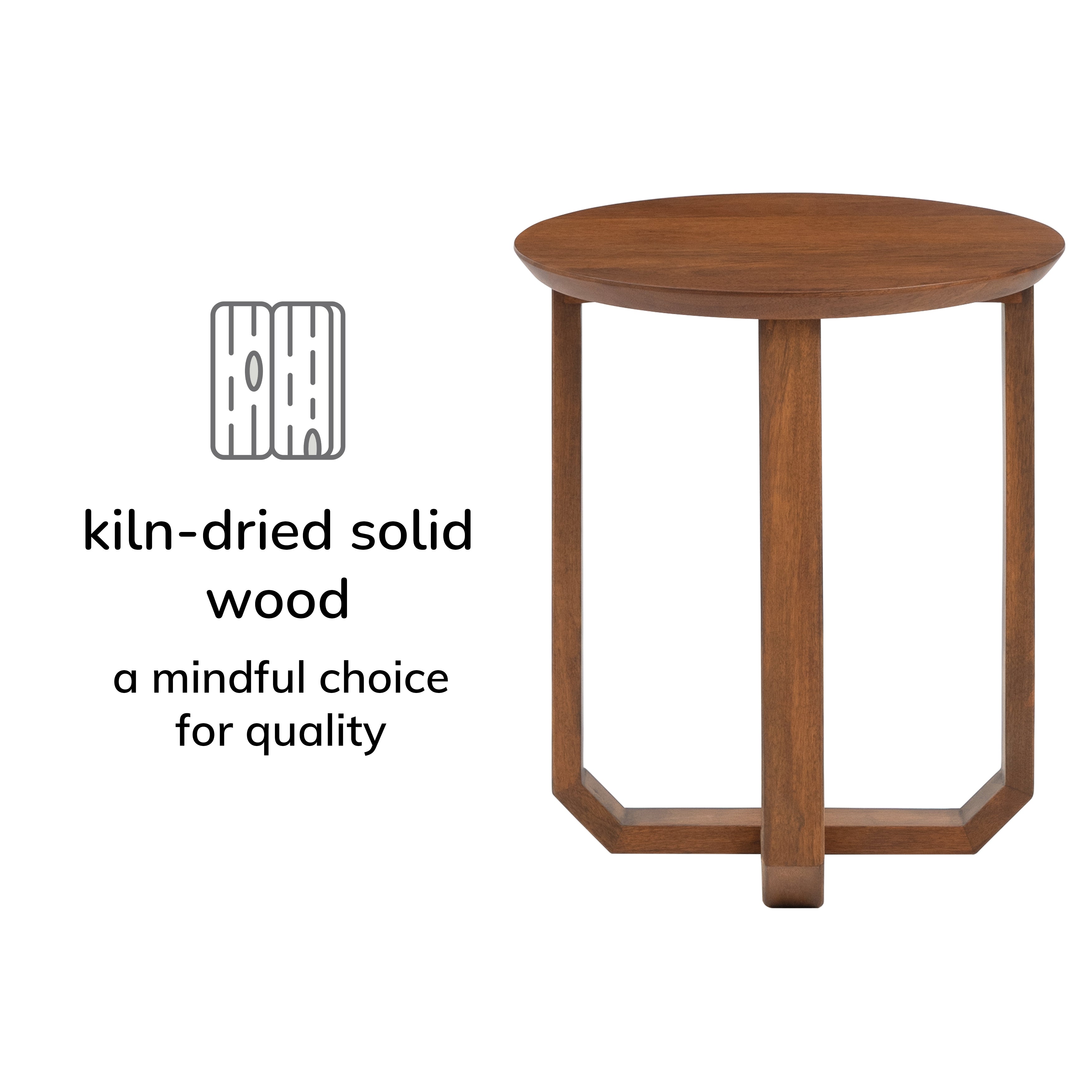 Forbes Side Table - Walnut