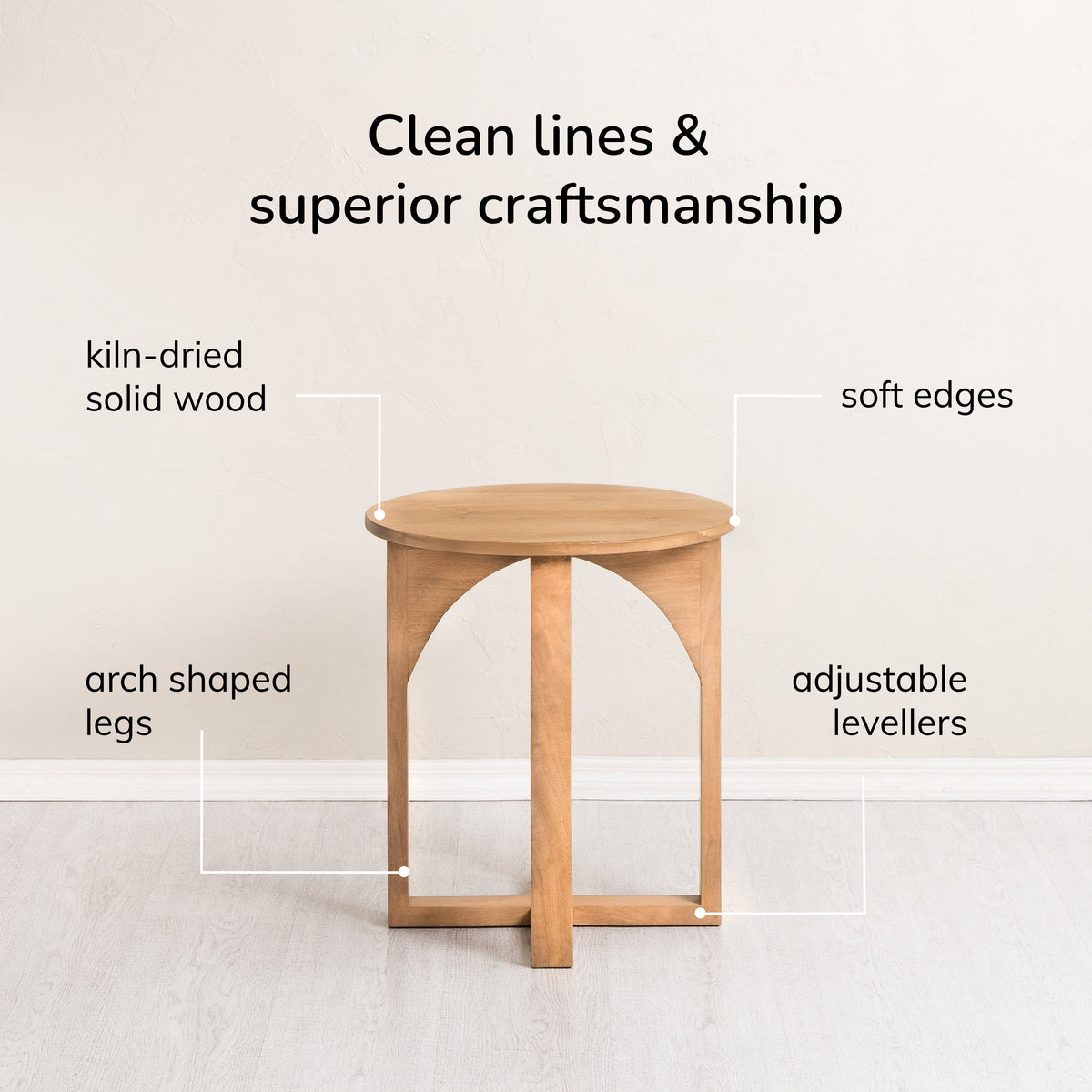 Viera Side Table - Blonde Natural