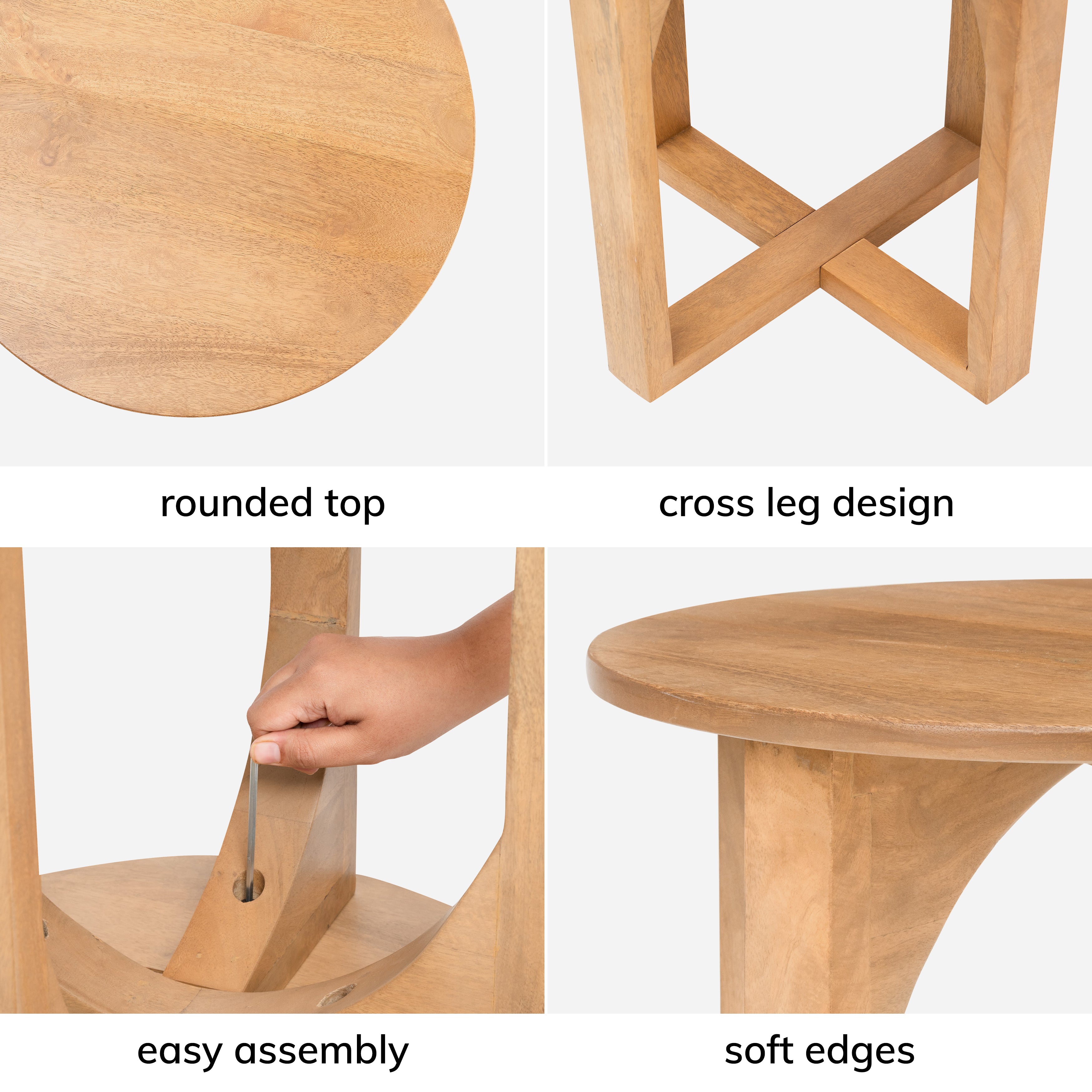 Viera Side Table - Blonde Natural