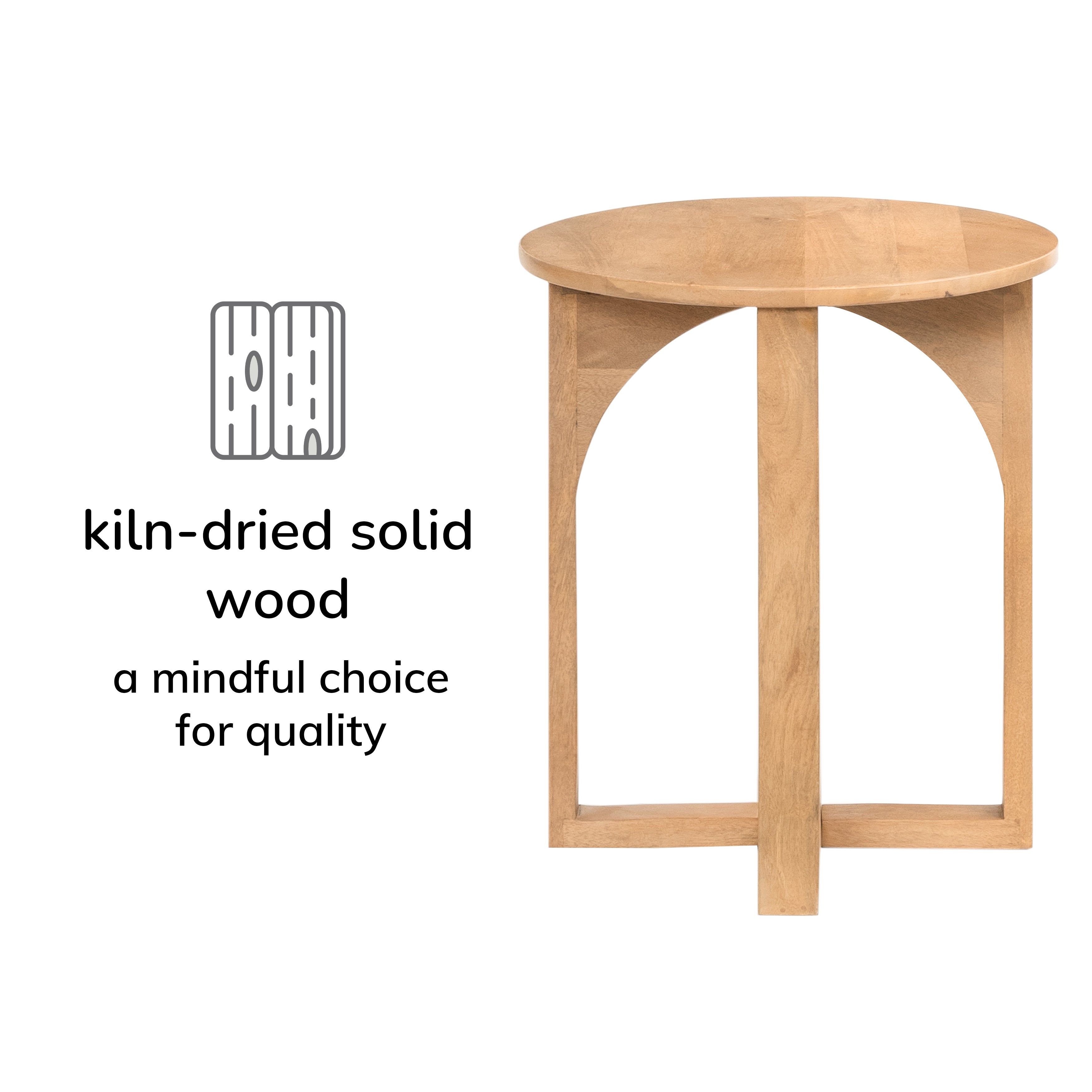 Viera Side Table - Blonde Natural