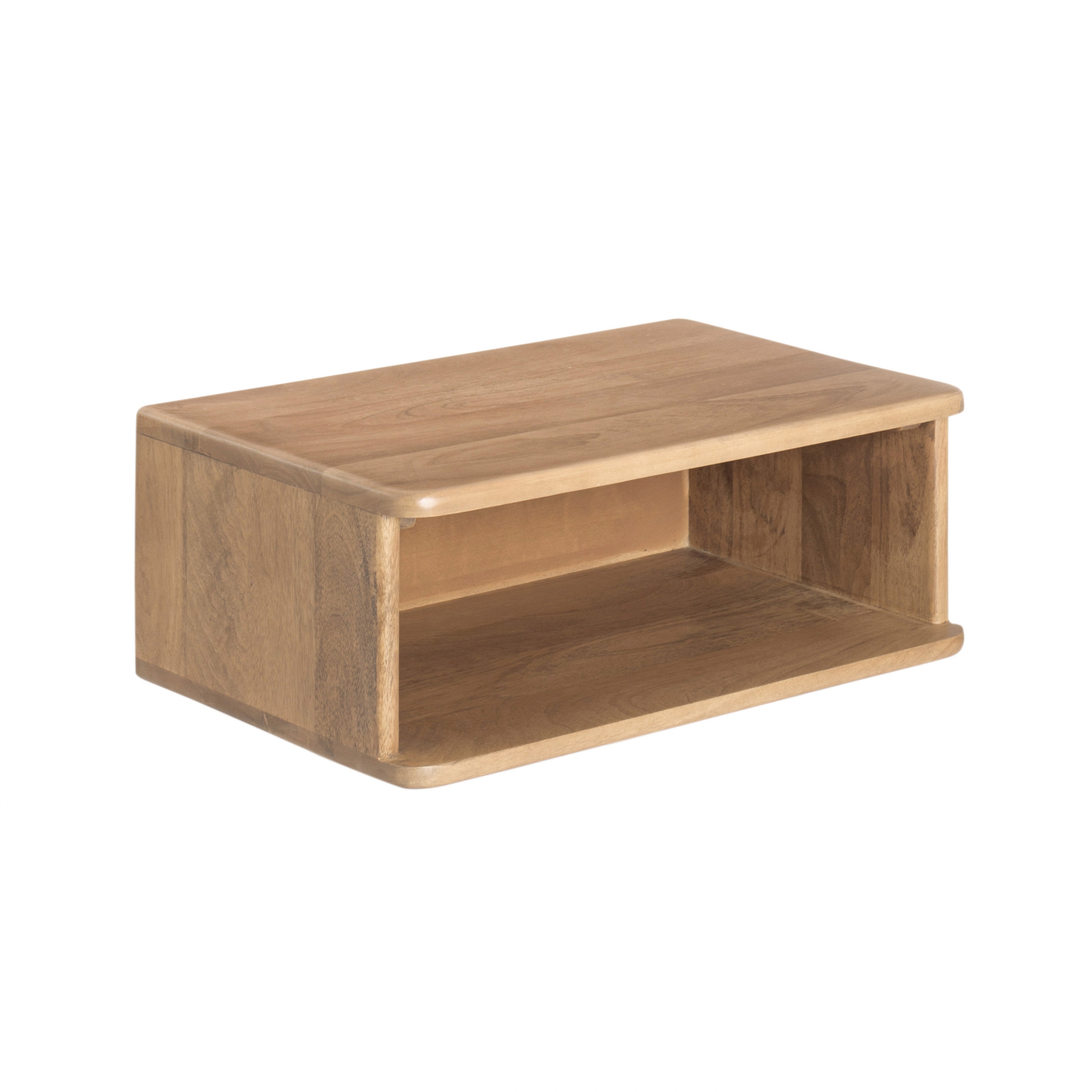 Solie Solid Wood Nightstand - Blonde Natural