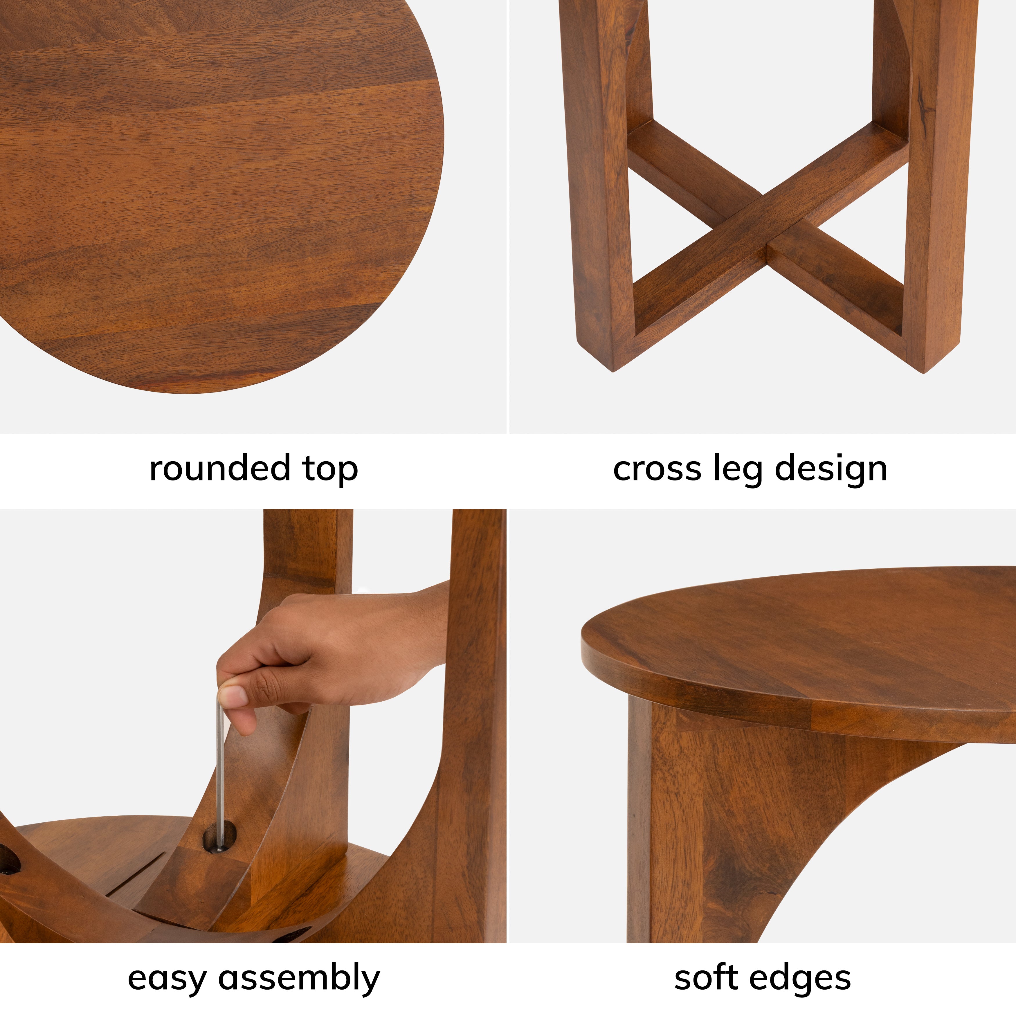 Viera Side Table - Walnut