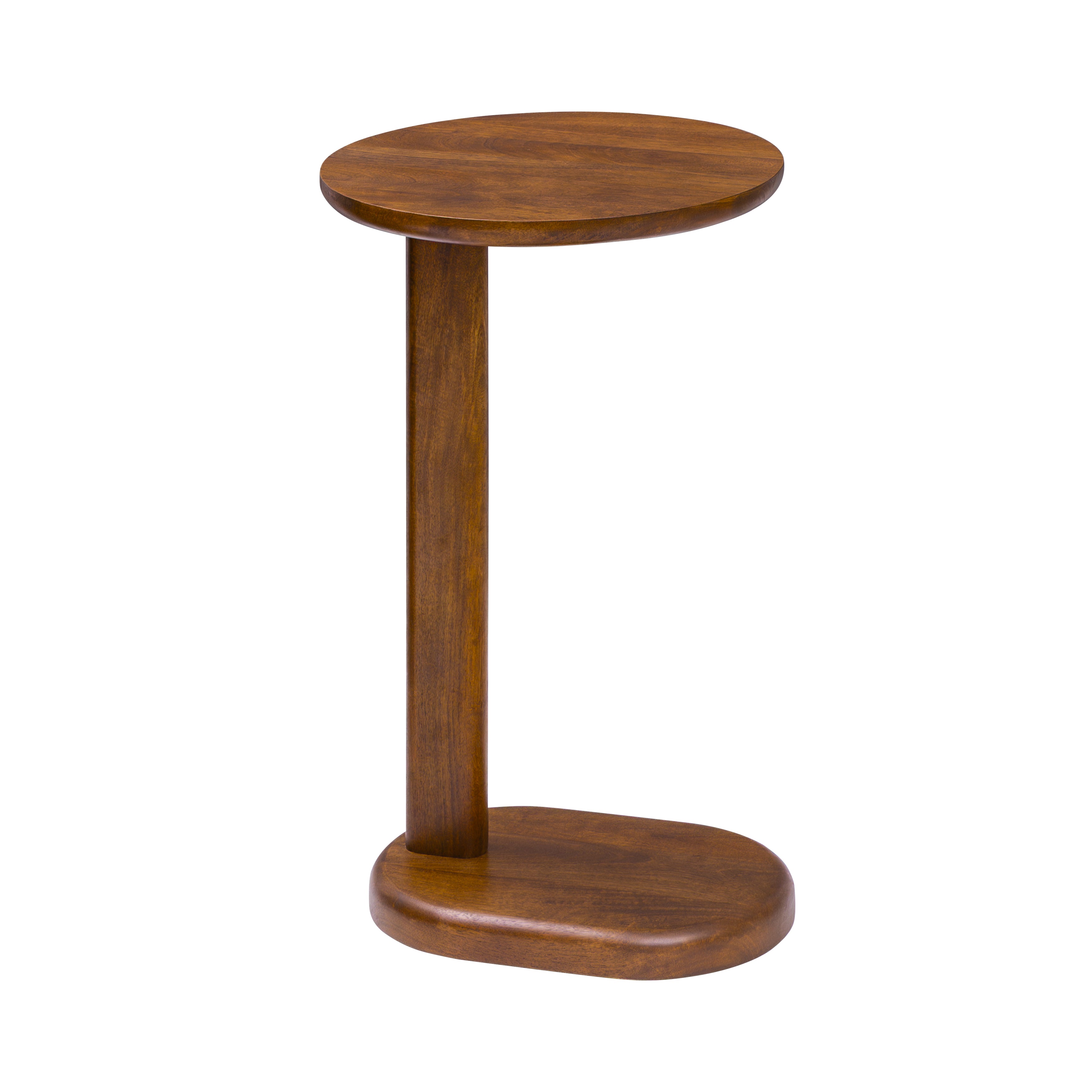 Nora Solid Wood Side Table - Walnut