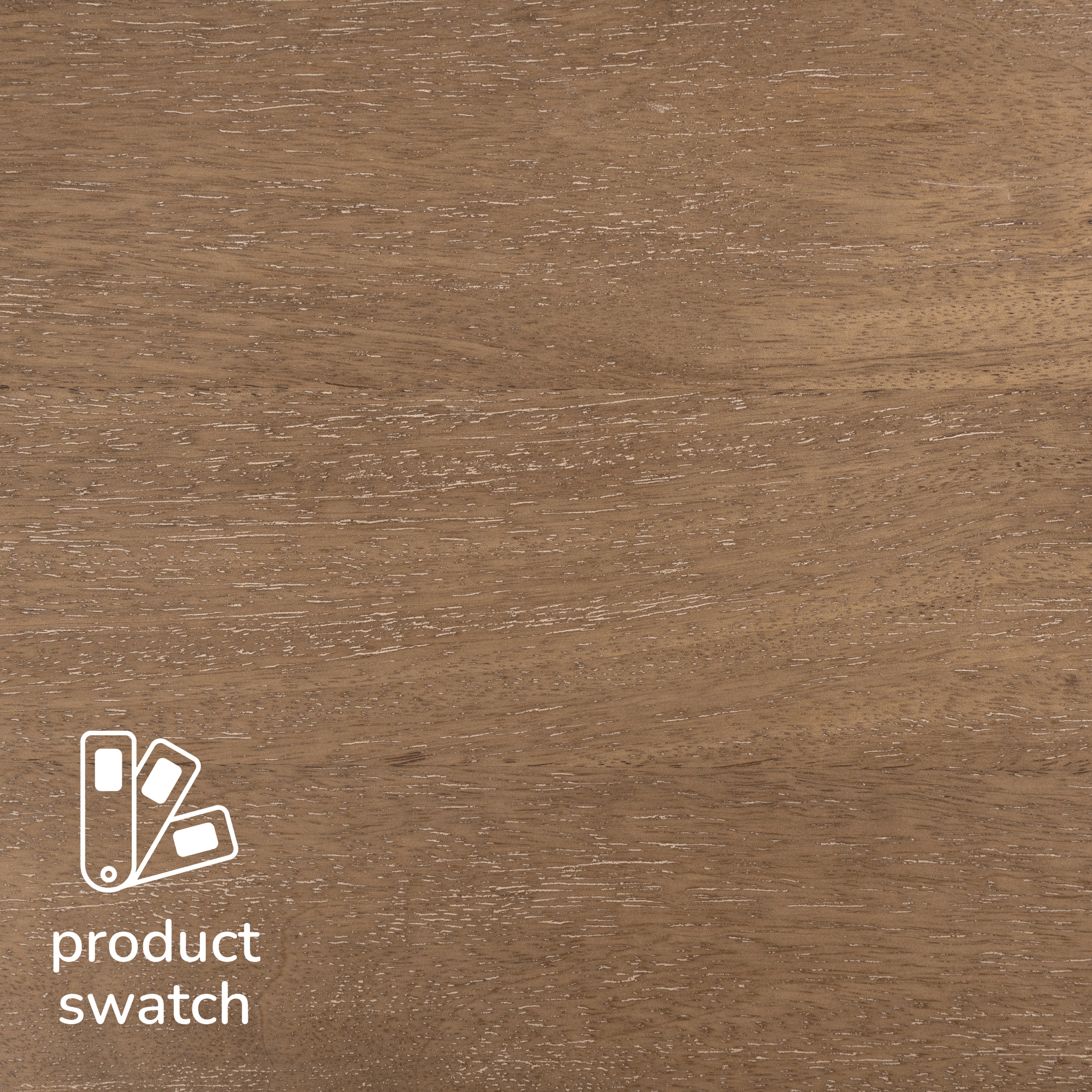 Bali Solid Wood Side Table - Cerused Taupe