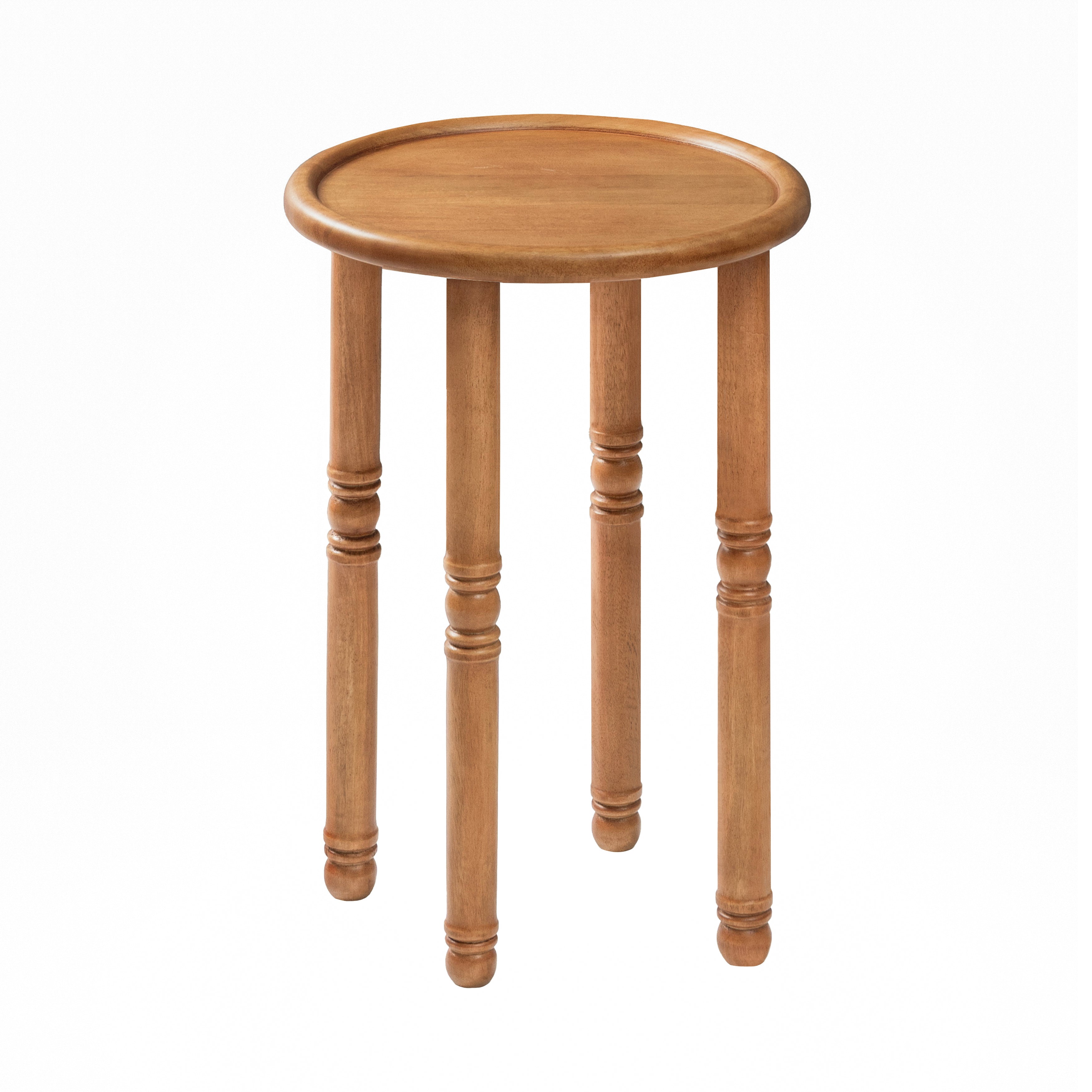 Pierre Solid Wood Side Table - Mid Tone Honey