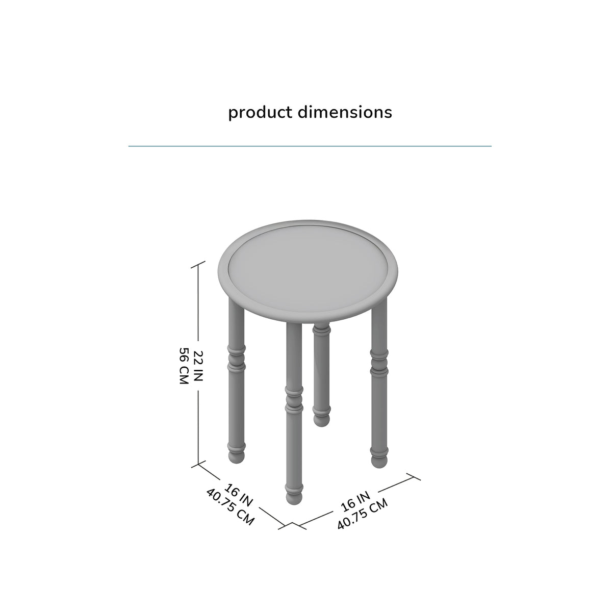 Pierre Solid Wood Side Table - Mid Tone Honey