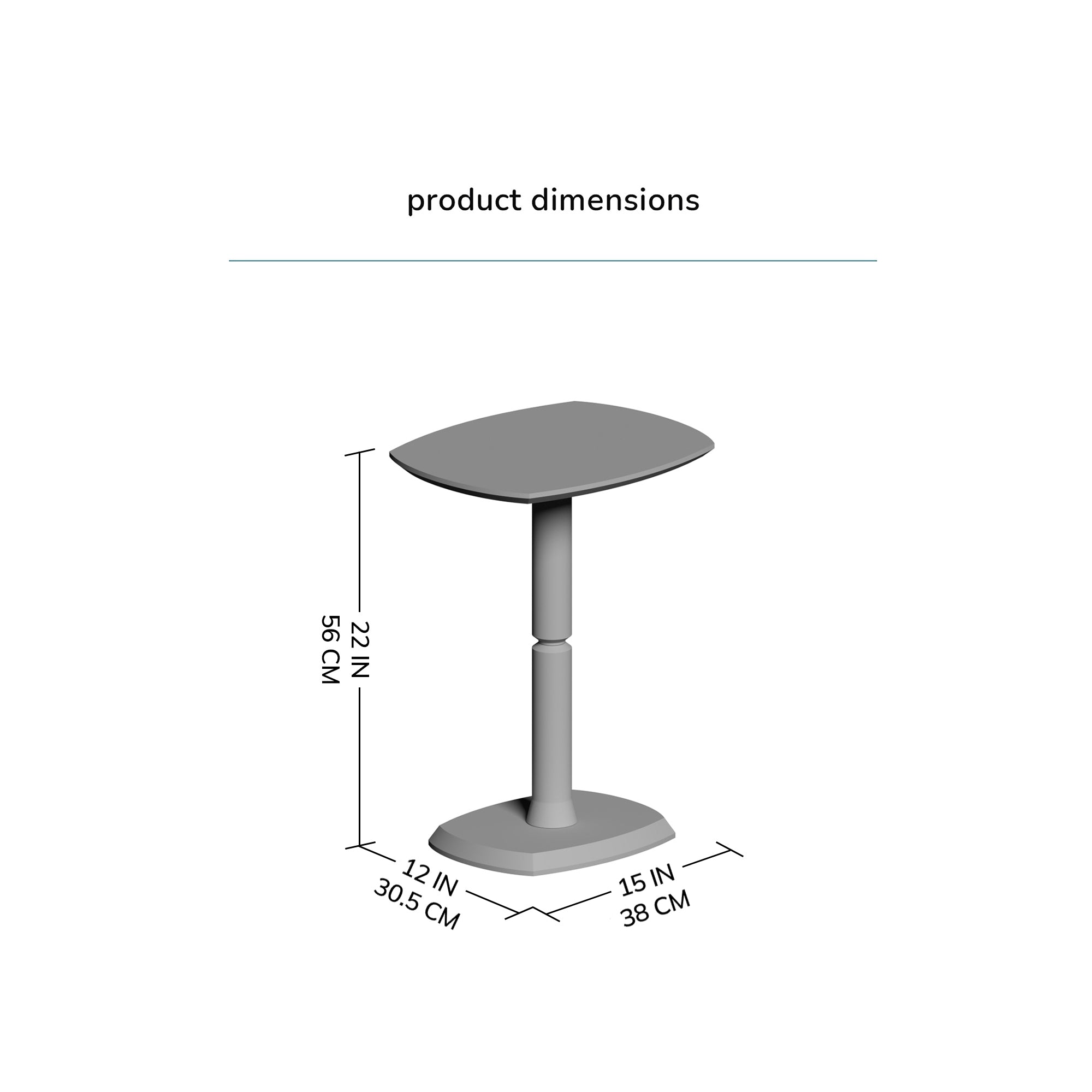 Firma Solid Wood Side Table - Mid Tone Honey