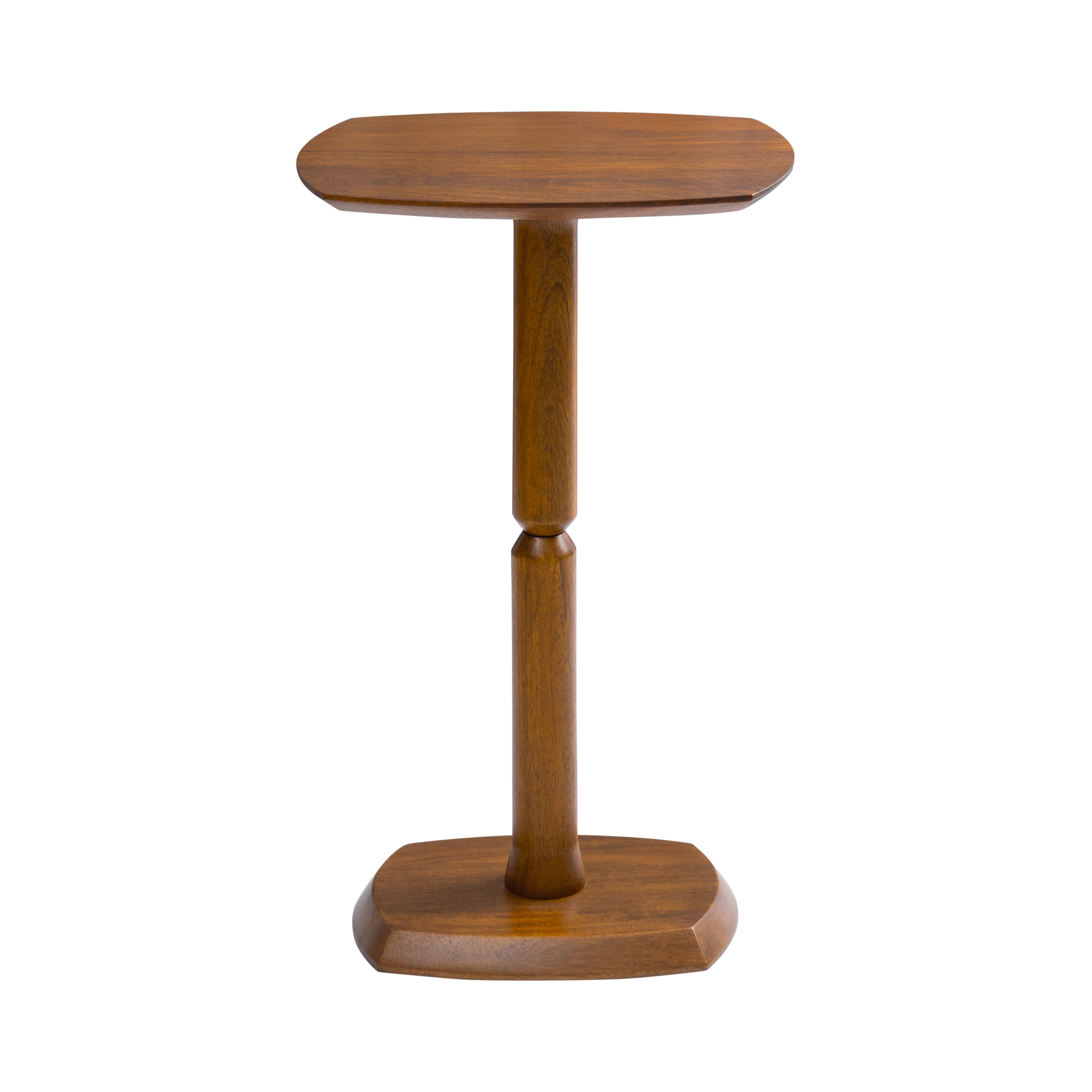 Firma Solid Wood Side Table - Walnut