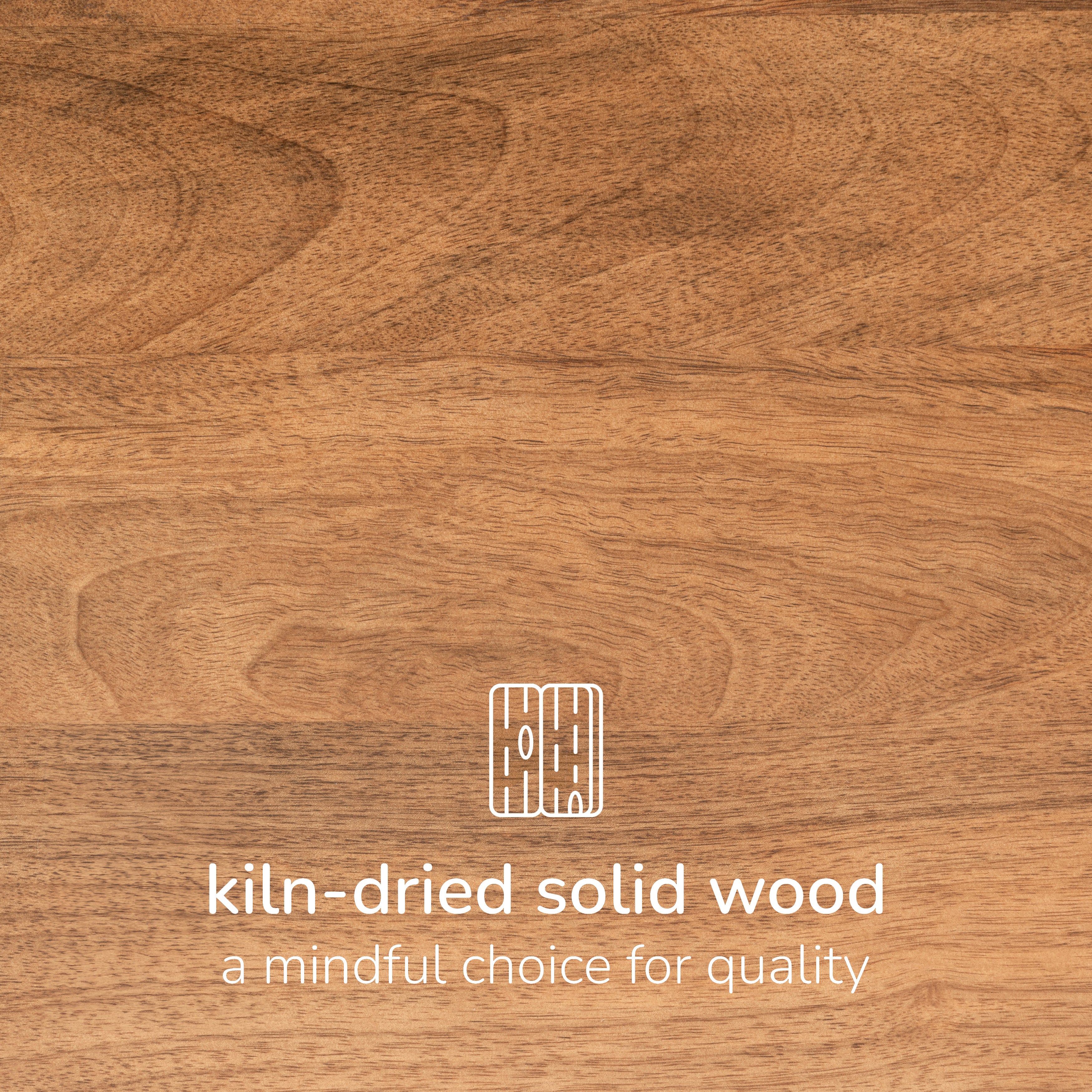 Alina Solid Wood End Table - Mid Tone Honey