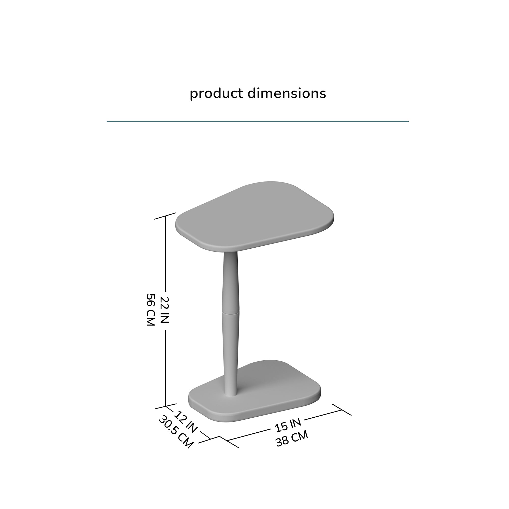 Alina Solid Wood End Table - Walnut
