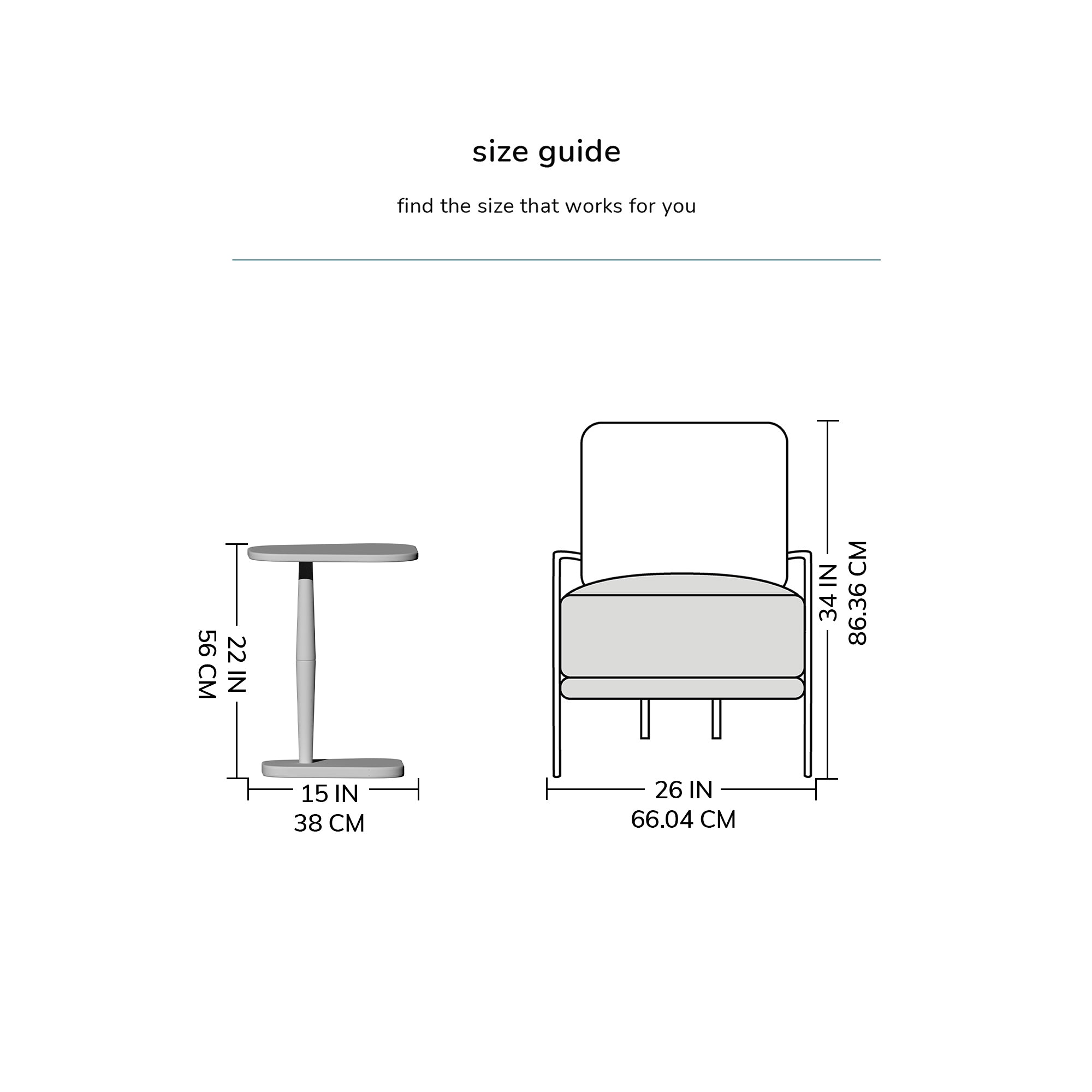 Alina Solid Wood End Table - Walnut