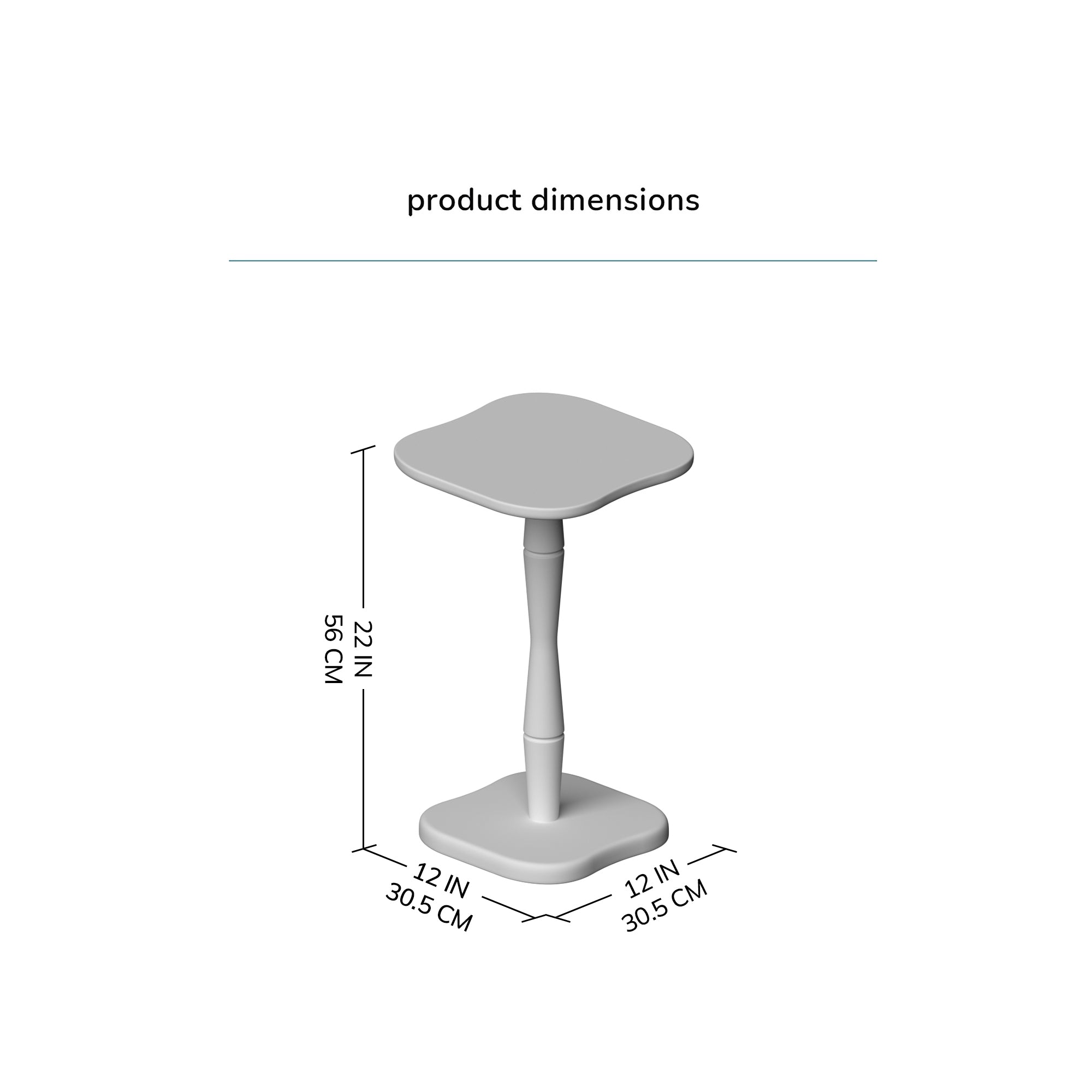 Jasmine Solid Wood Side Table - Espresso