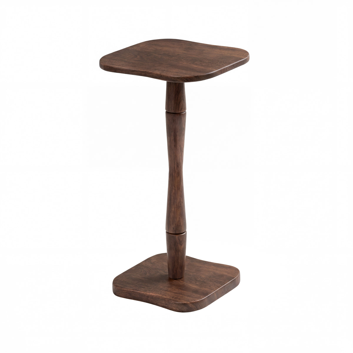 Jasmine Solid Wood Side Table - Espresso