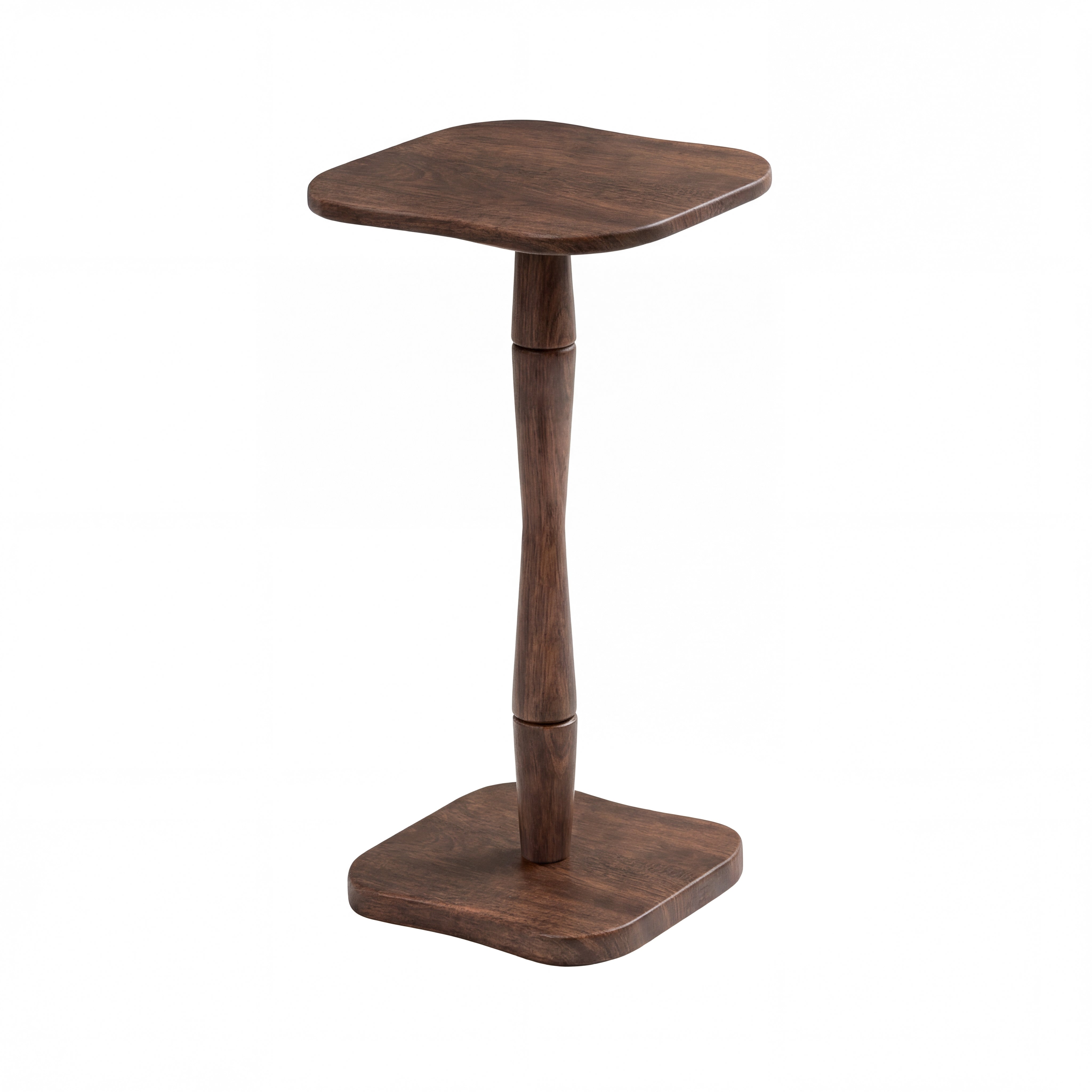 Jasmine Solid Wood Side Table - Espresso