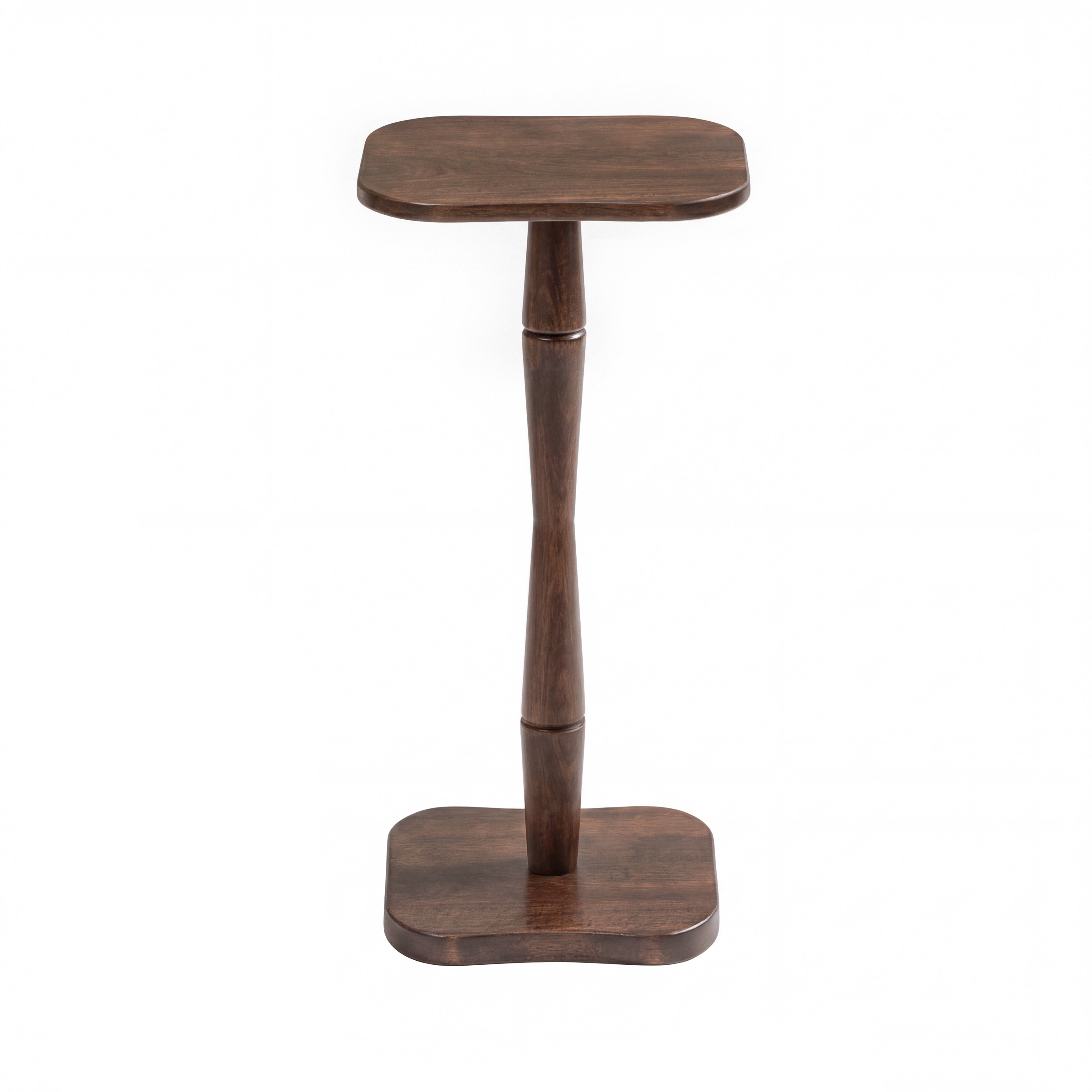Jasmine Solid Wood Side Table - Espresso